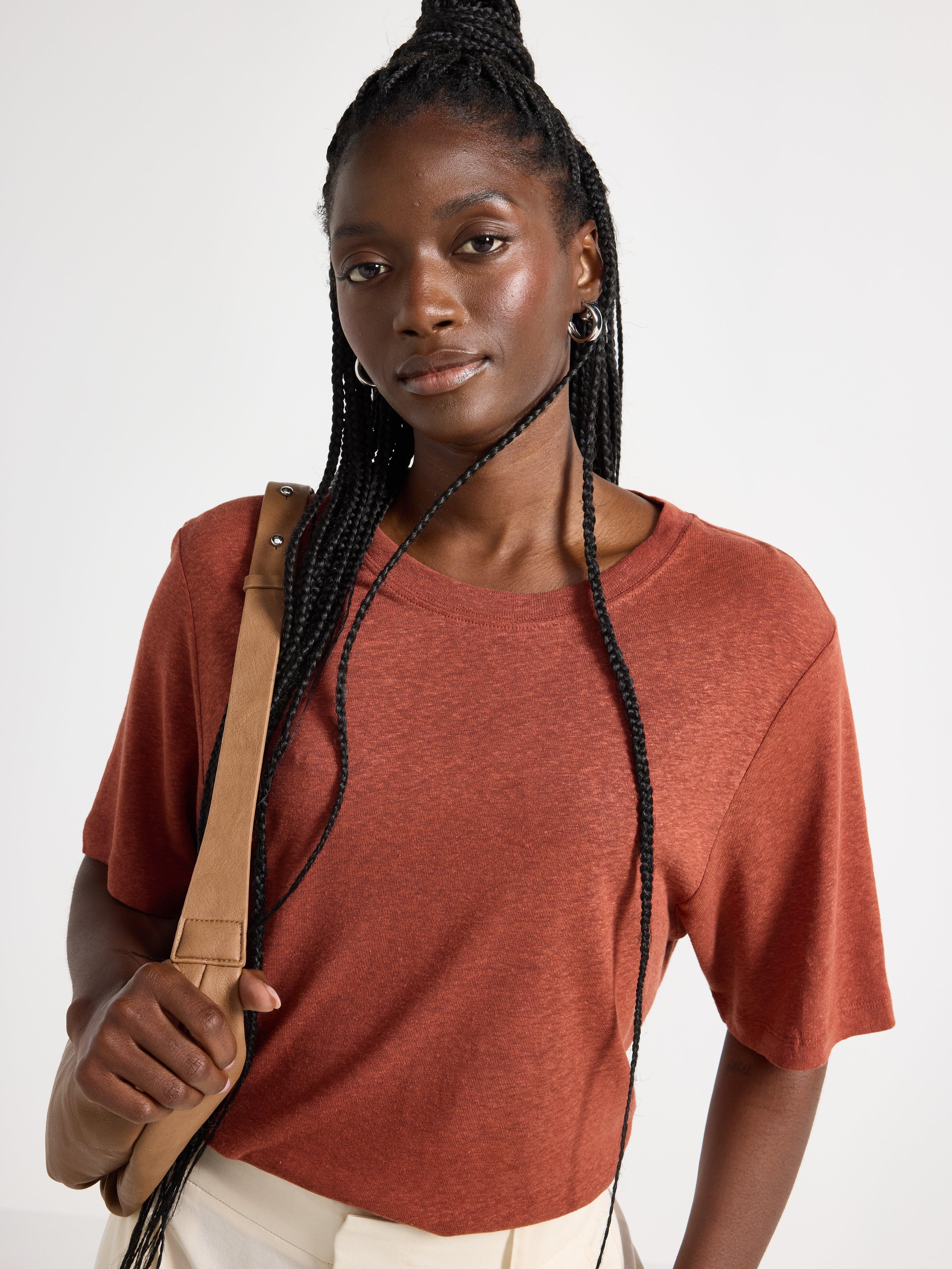 T-shirt - Womens Wear - Orange