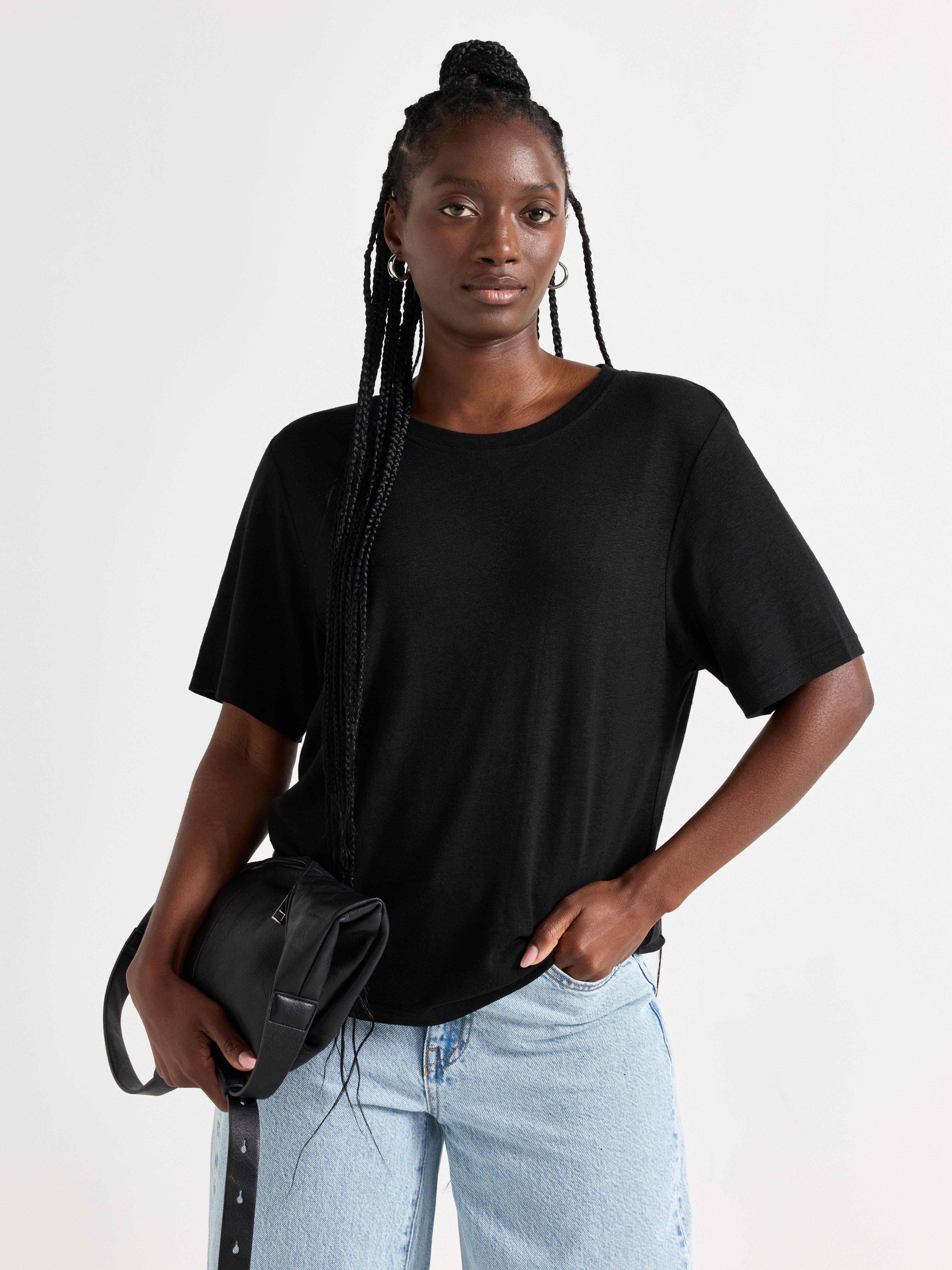 T-shirt - Dame - Sort