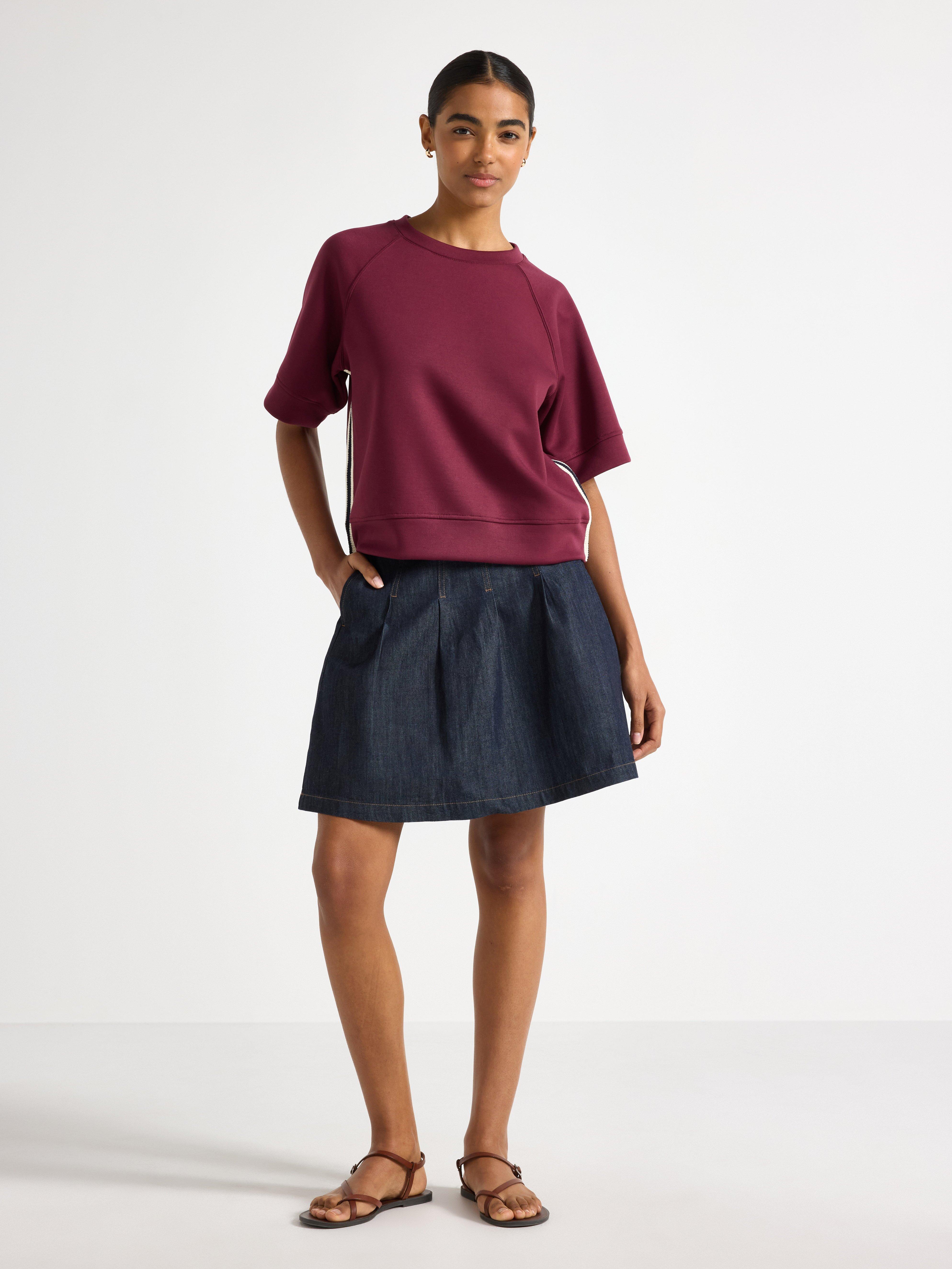 Sweater - Dame - Rød