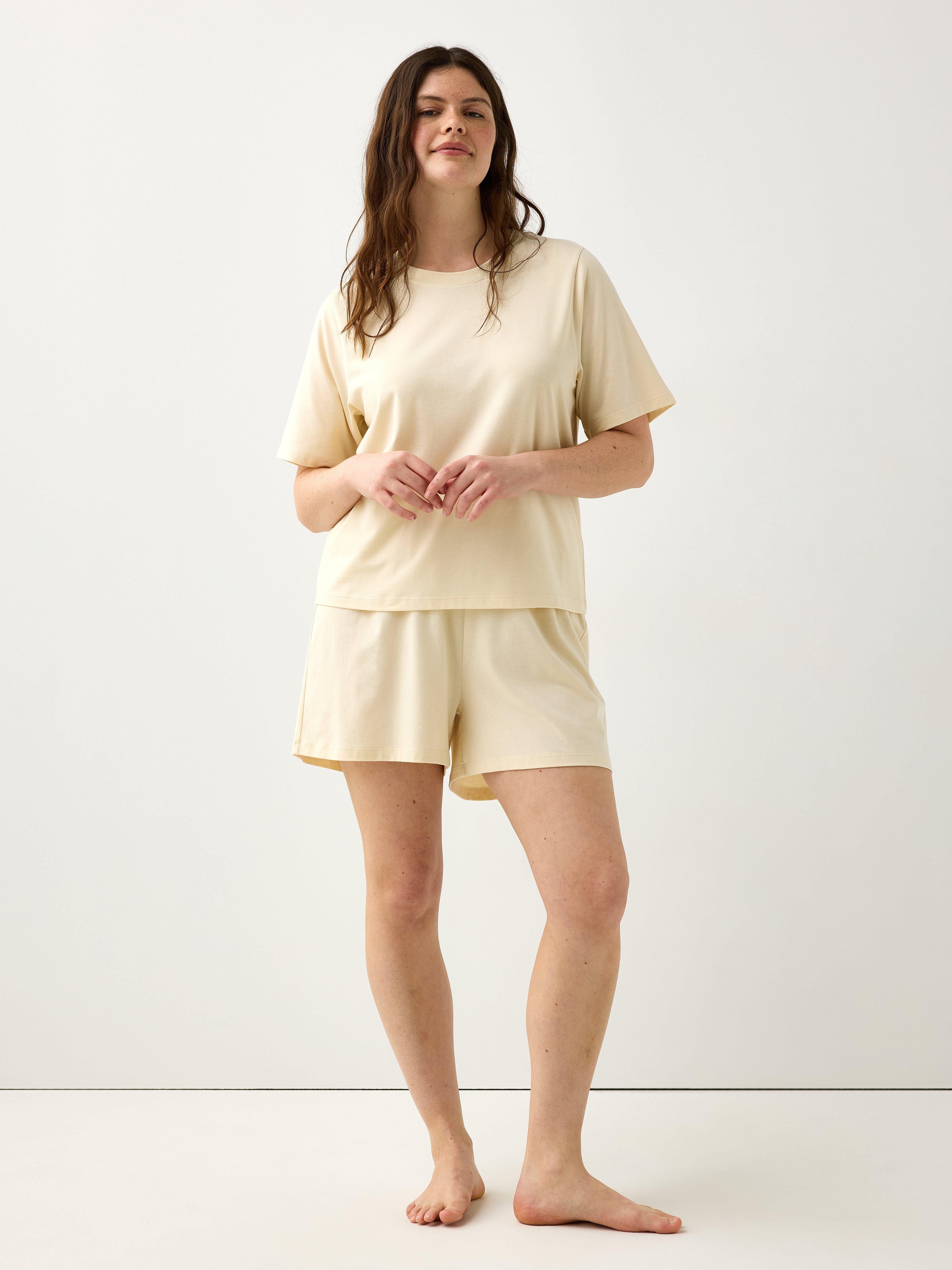 Pyjamas-sæt - Undertøj - Beige
