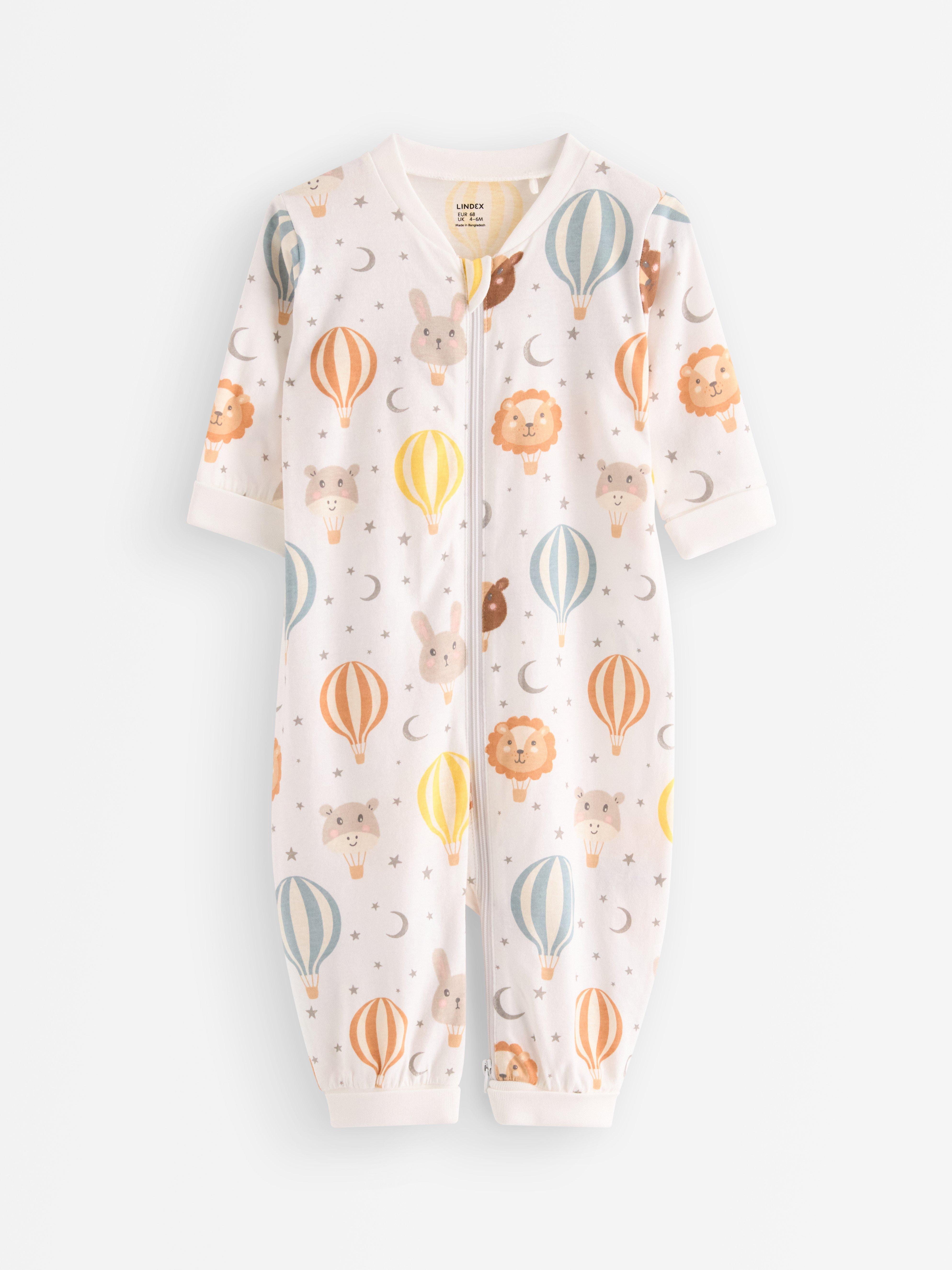Pyjamasoverall - Barn - Vit