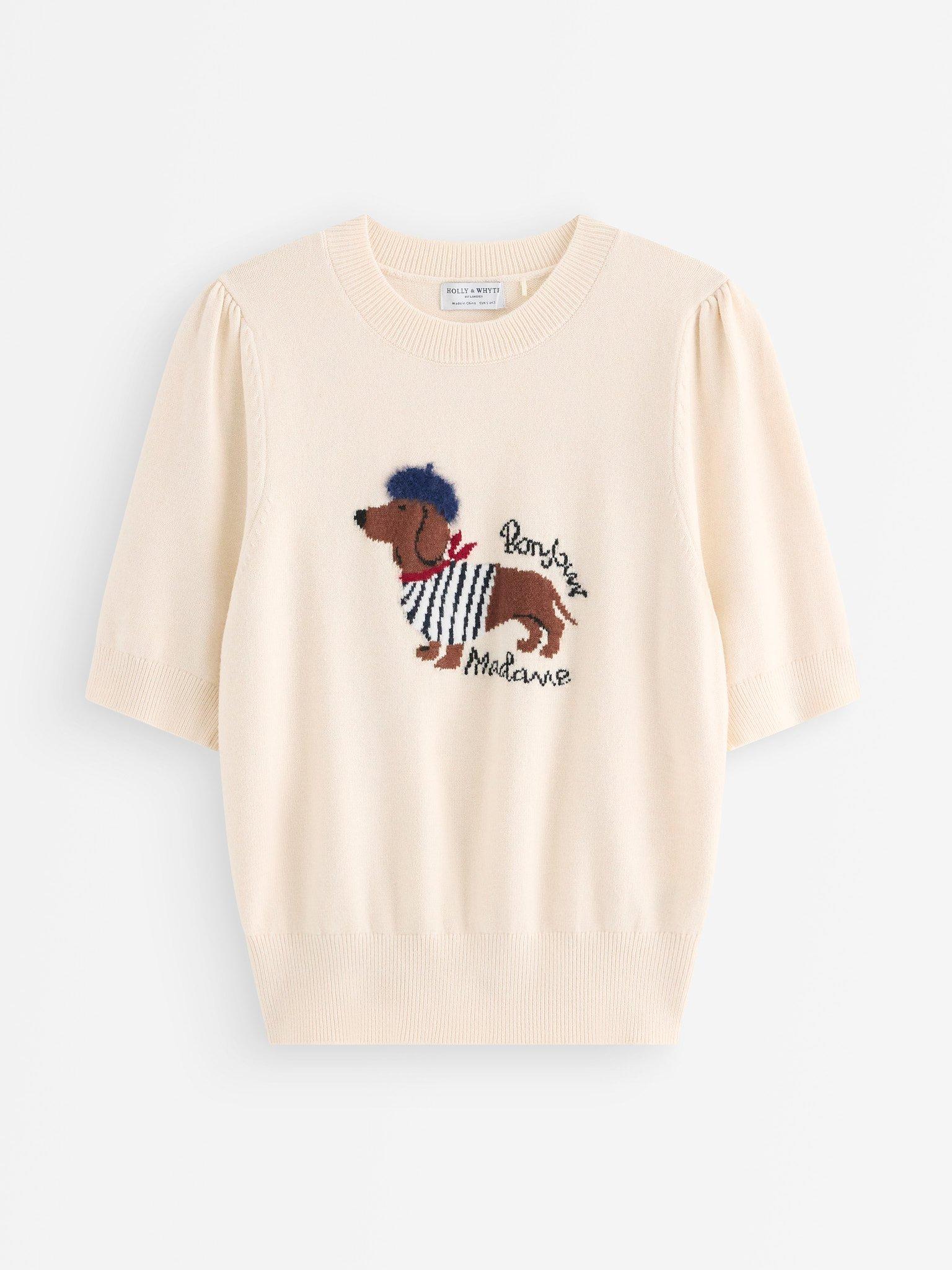 Sweater - Dame - Beige