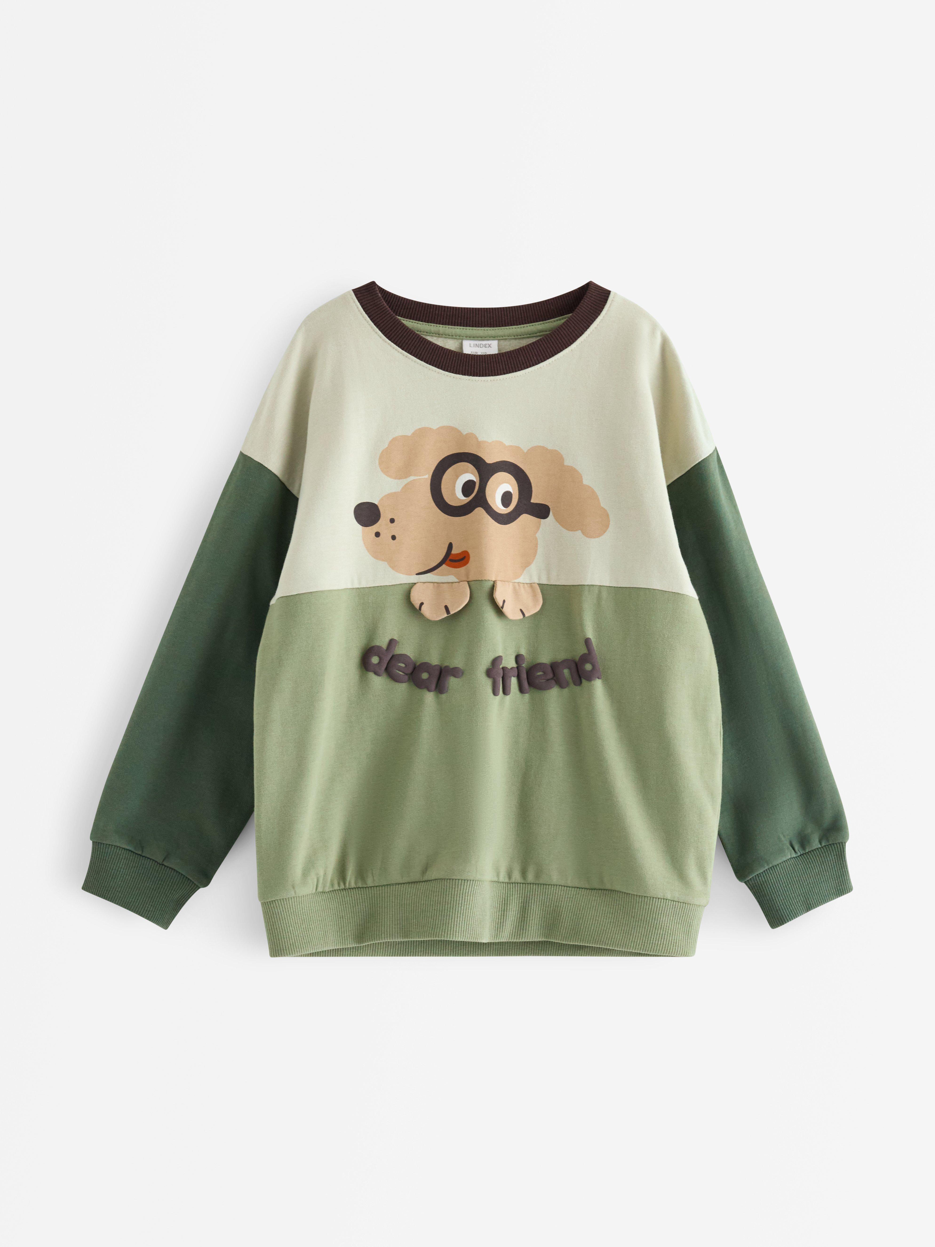 Sweatshirt - Børn - Grøn