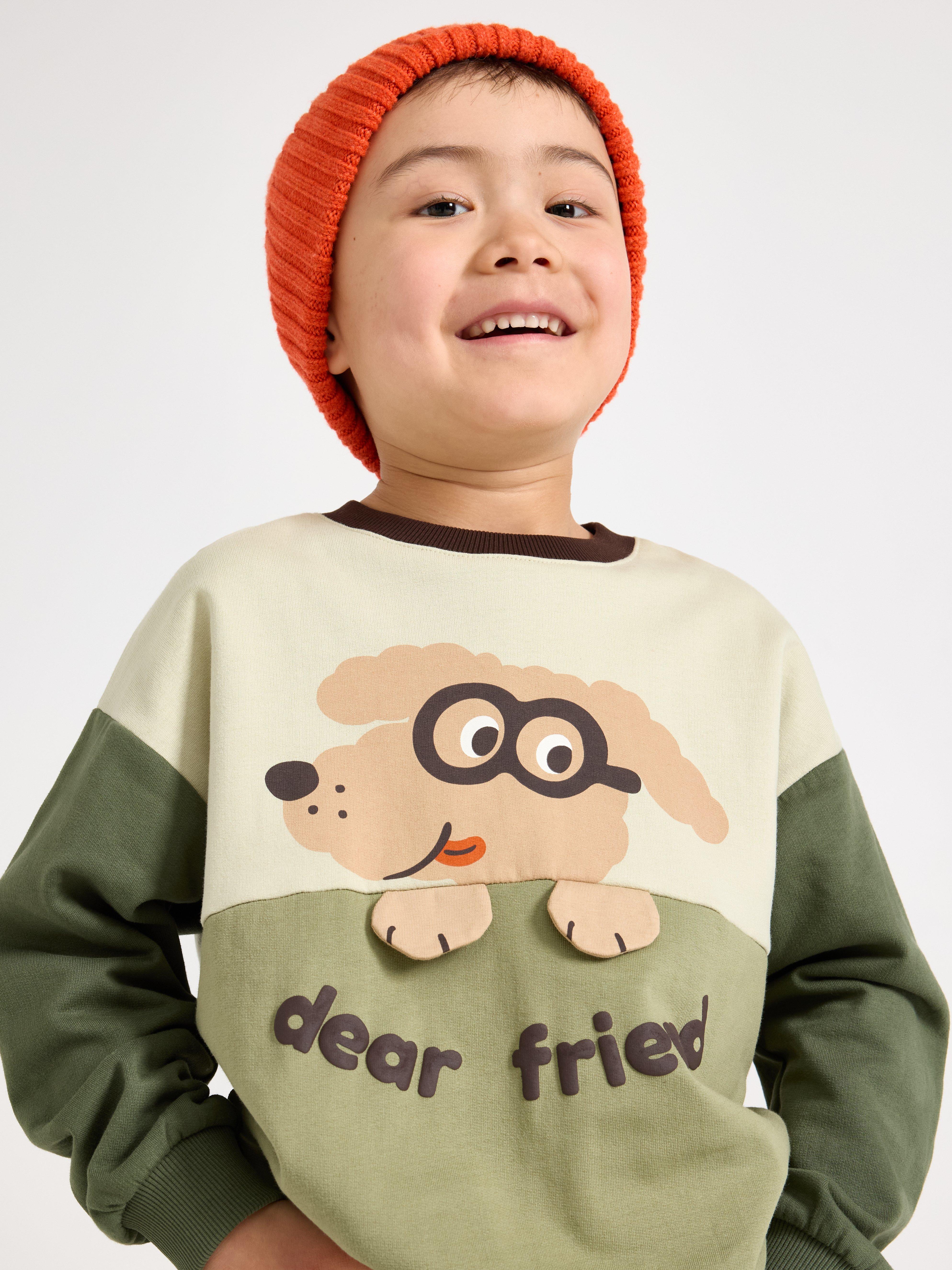 Sweatshirt - Børn - Grøn