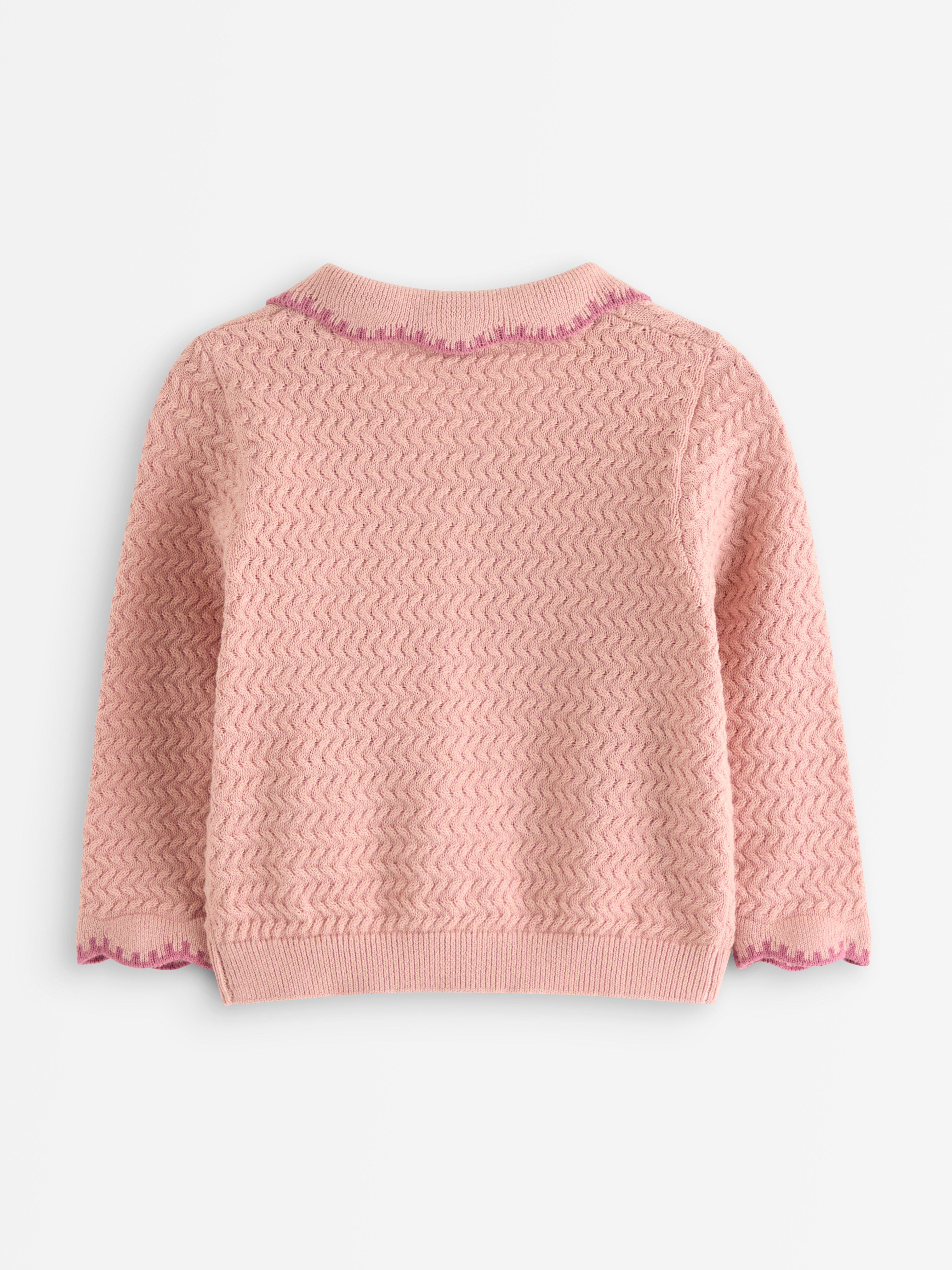 Cardigan - Barn - Rosa