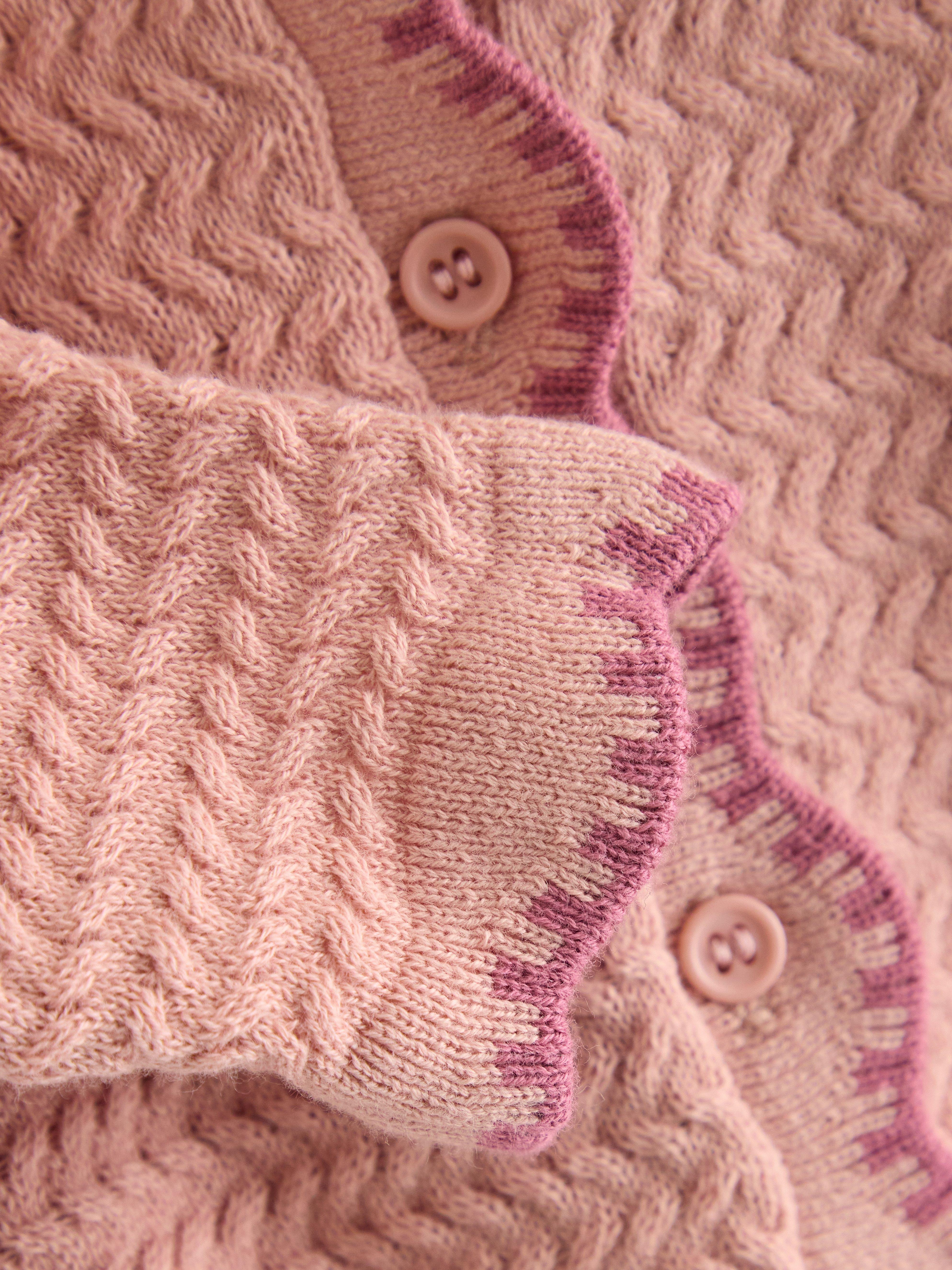 Cardigan - Barn - Rosa