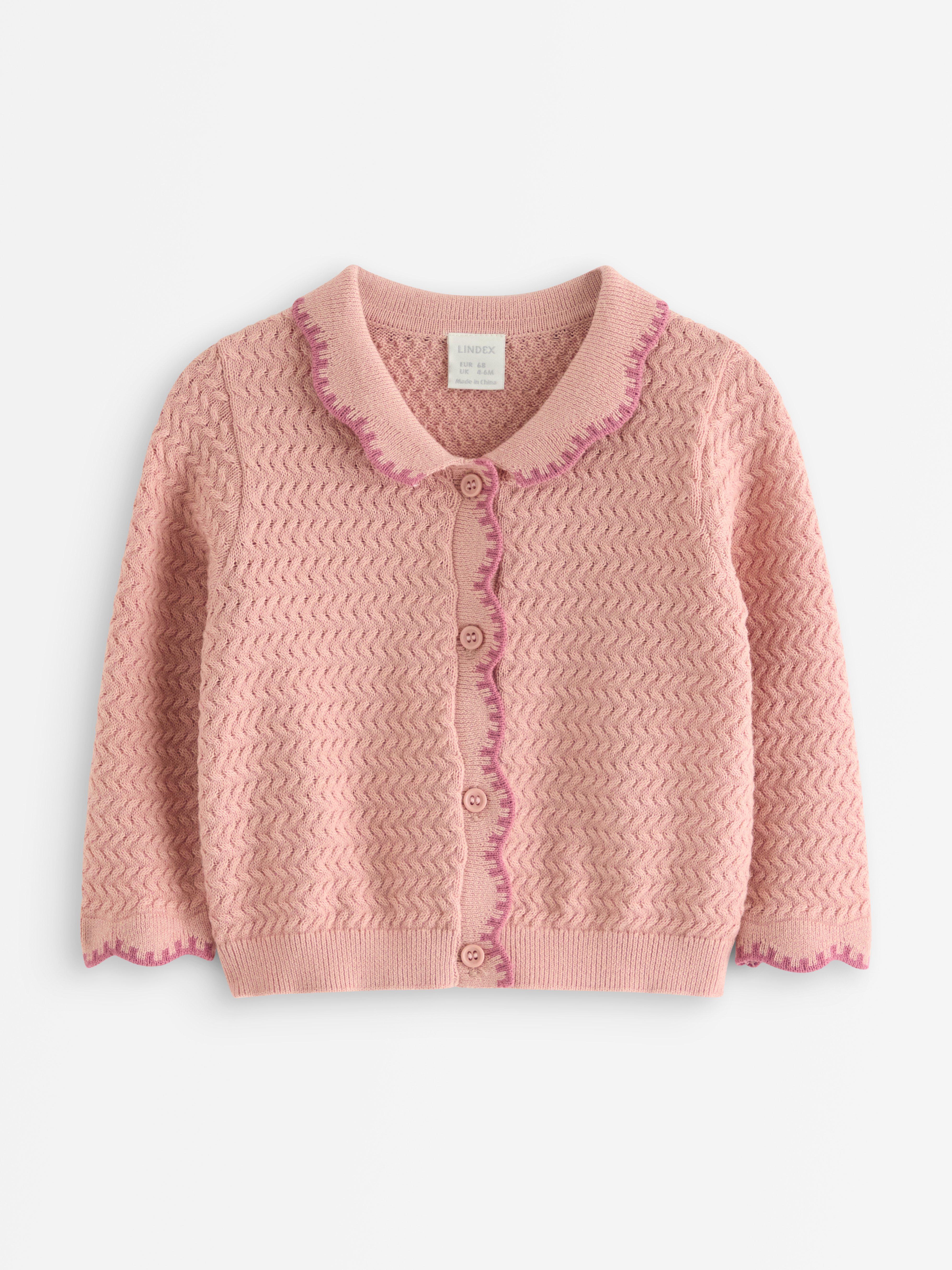 Cardigan - Barn - Rosa