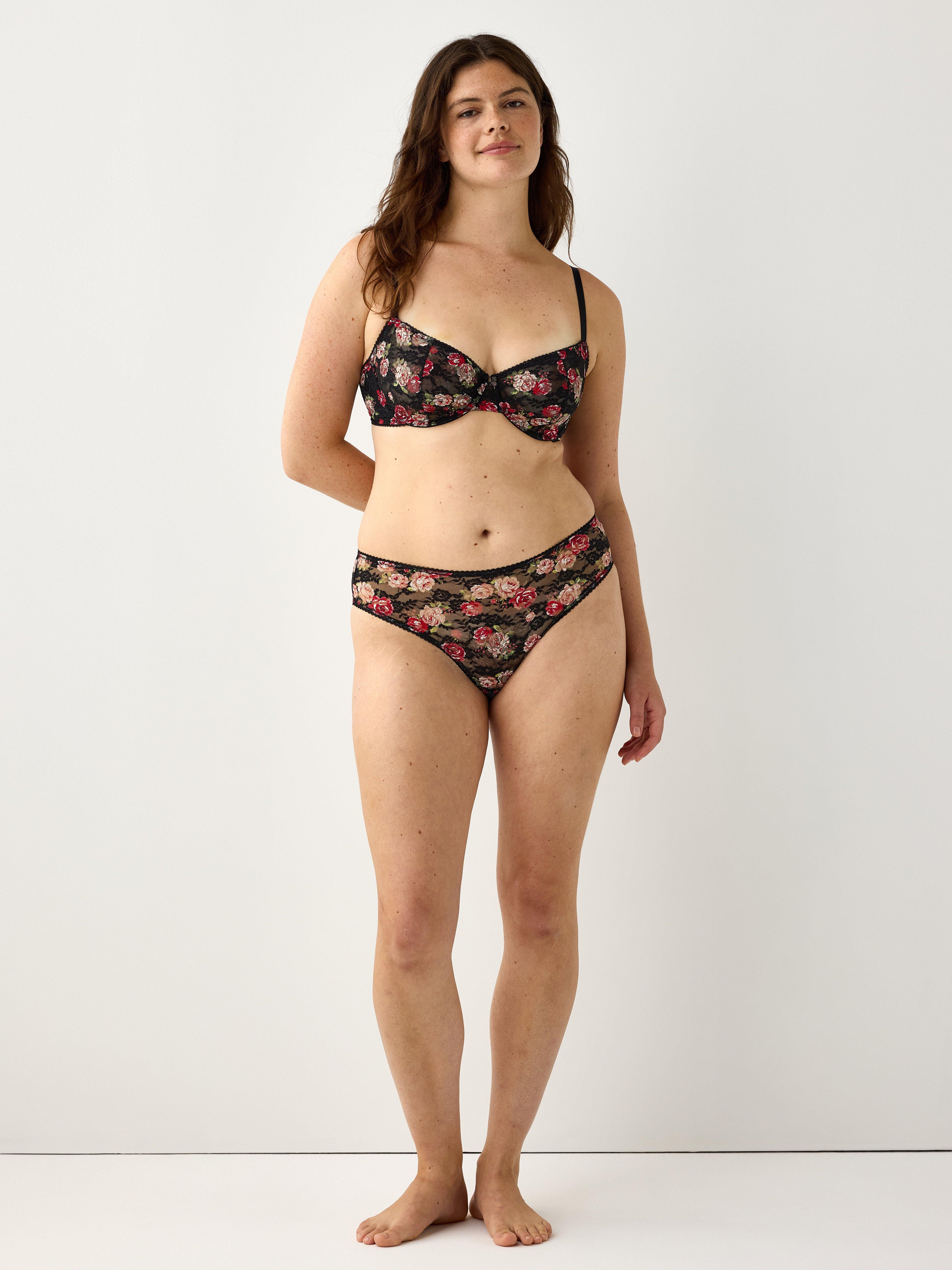 Podprsenka Unpadded - Spodní prádlo - Černá