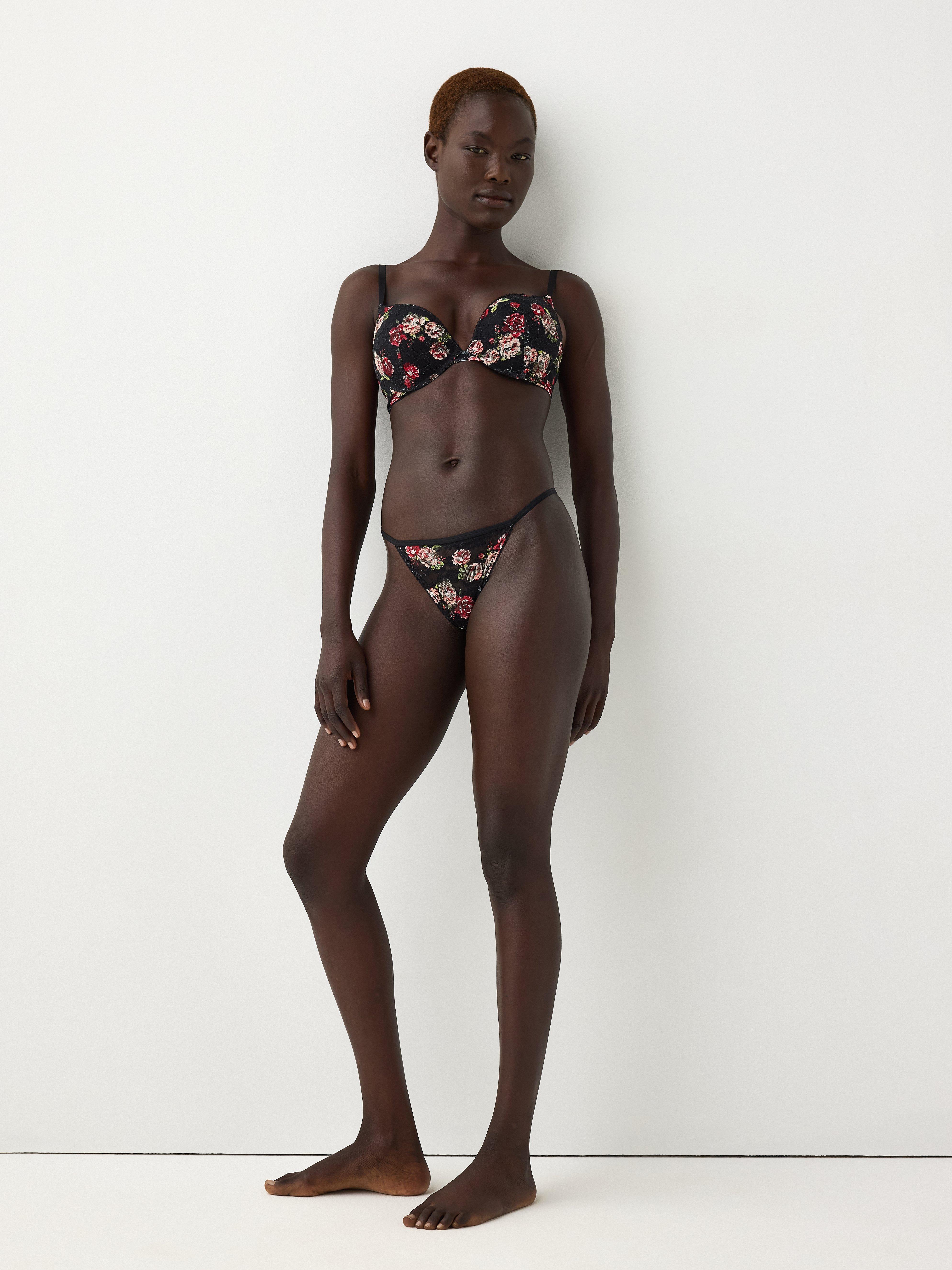 Malva push up-bh - Undertøj - Sort