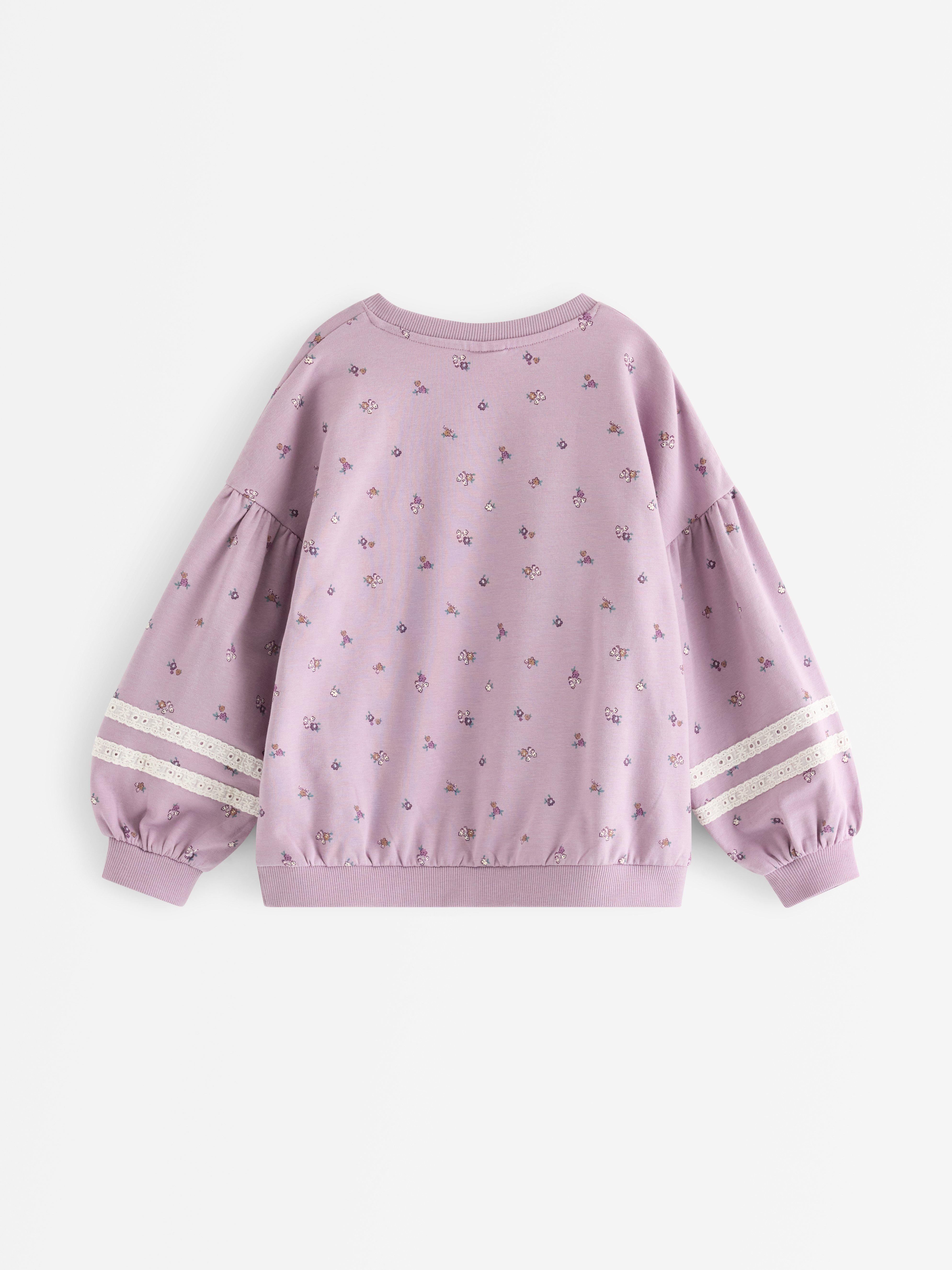 Sweater - Børn - Lilla