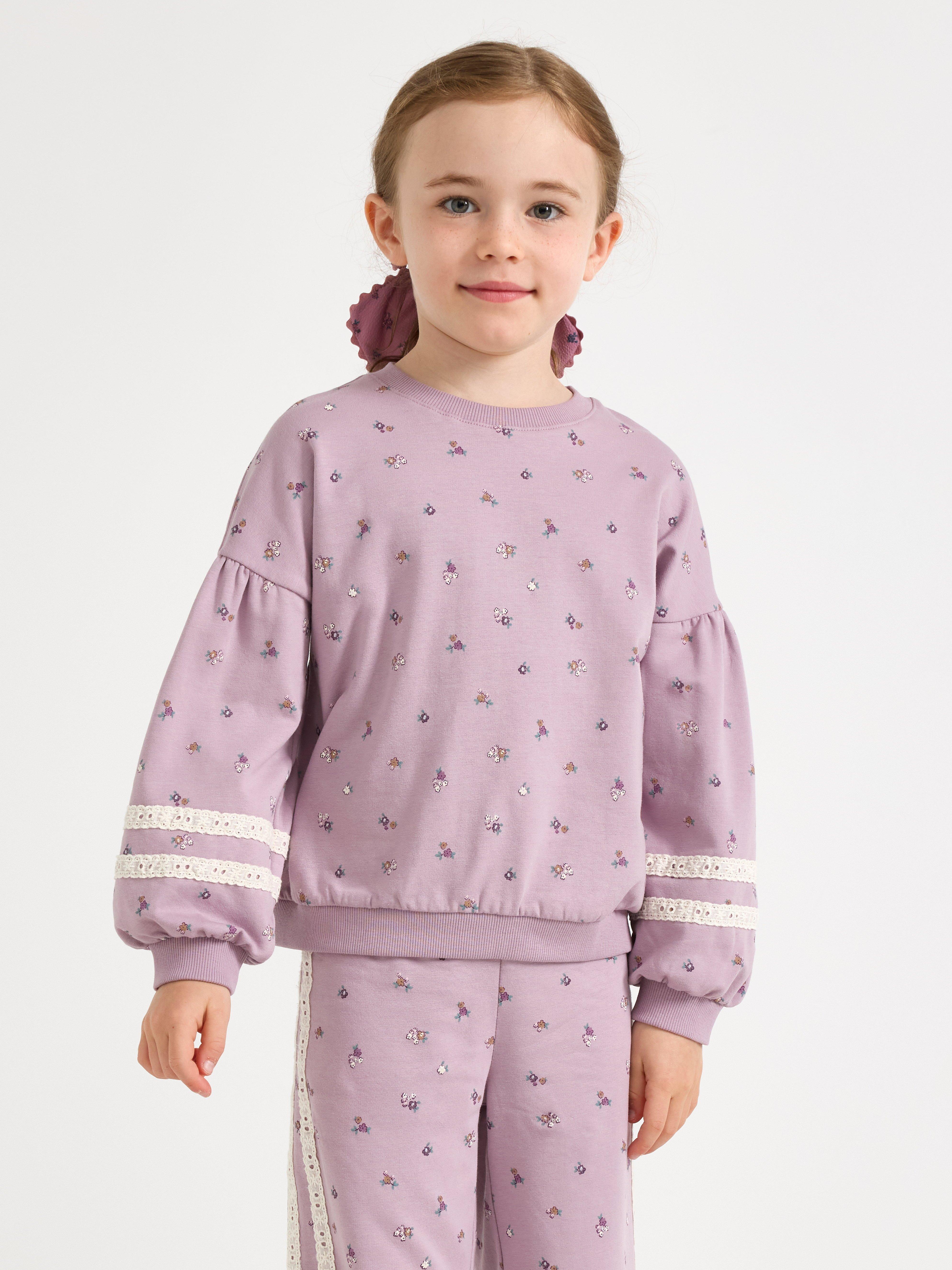 Sweater - Børn - Lilla