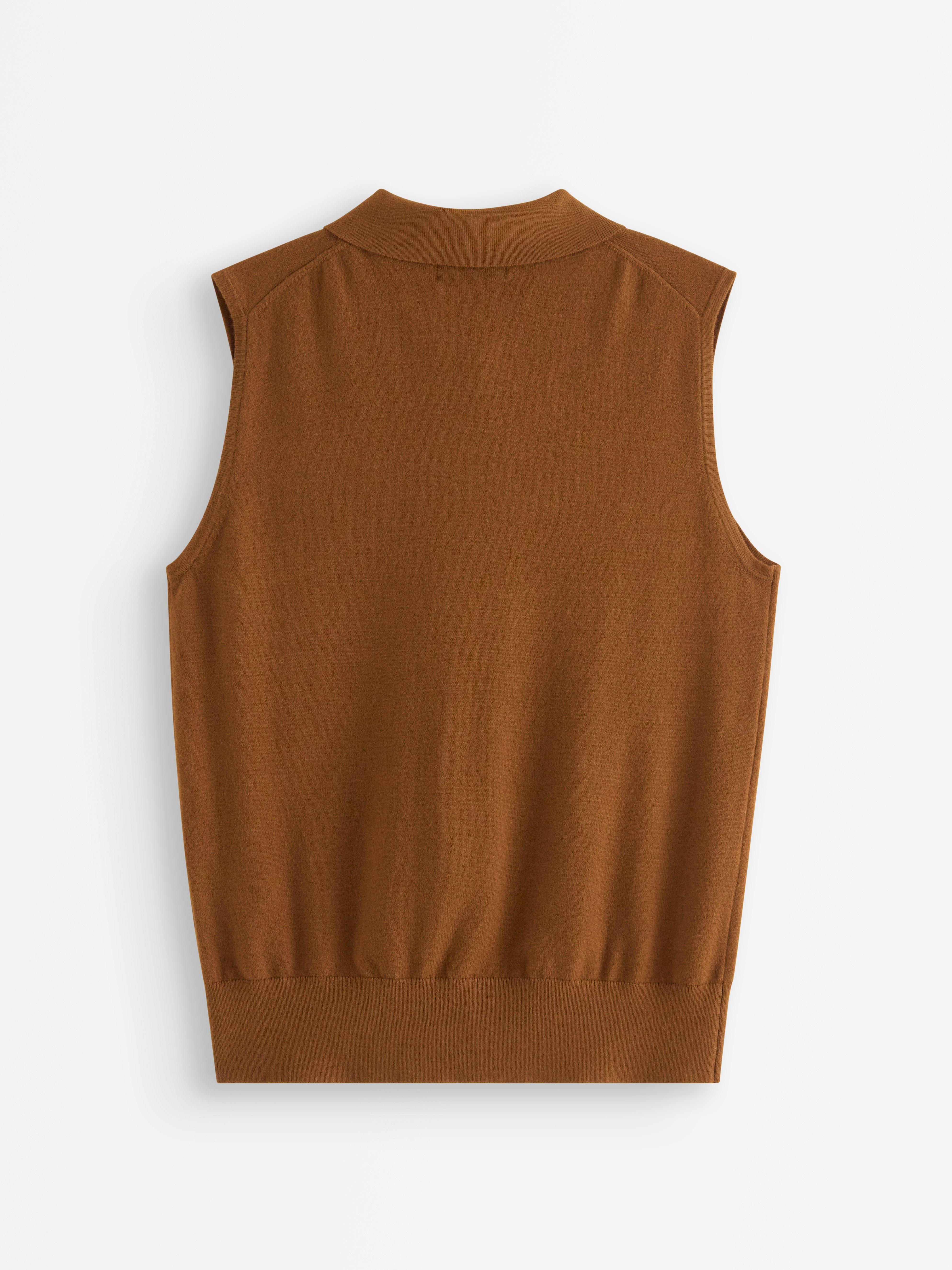 Top - Dame - Brun