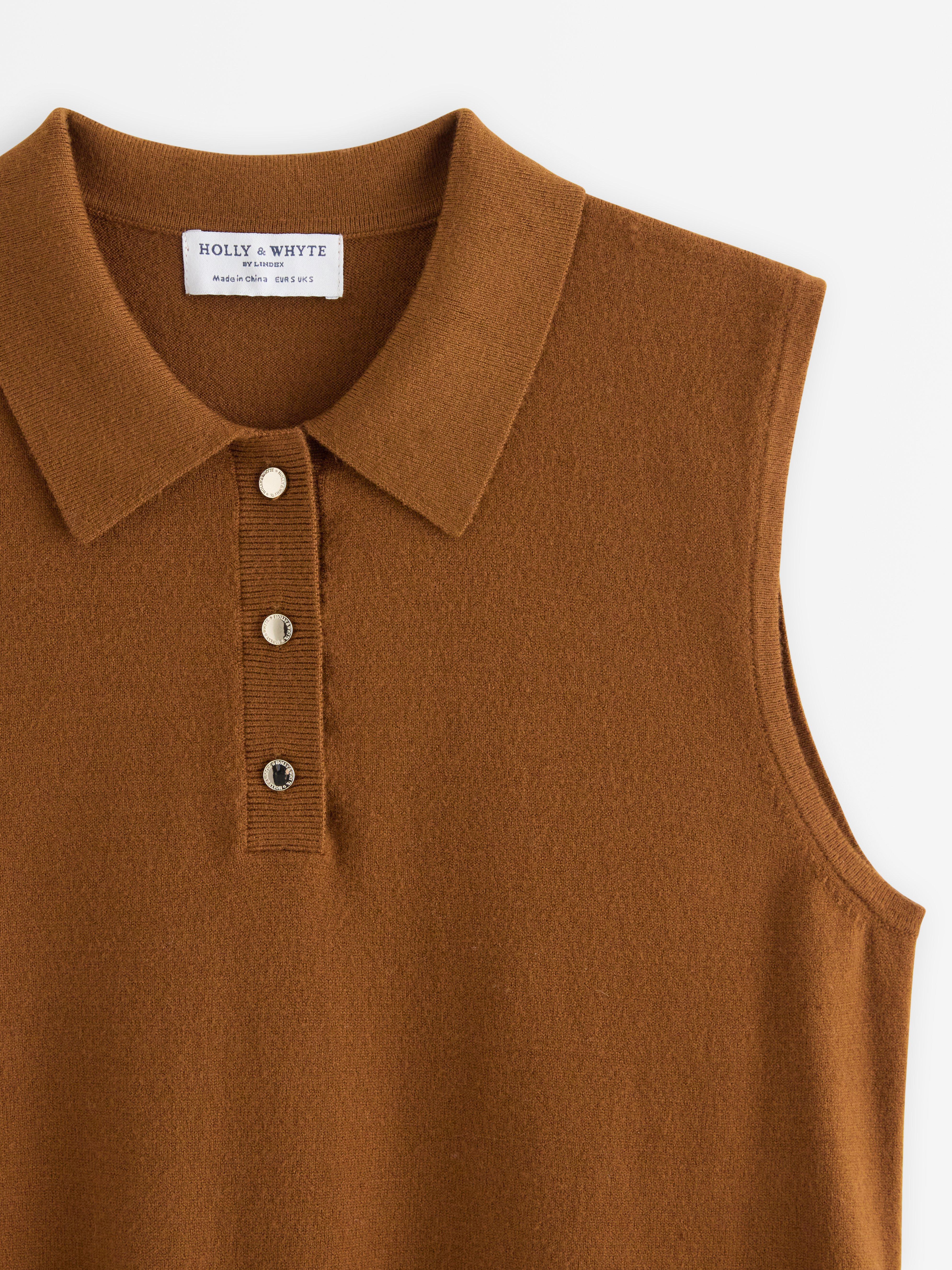 Top - Dame - Brun