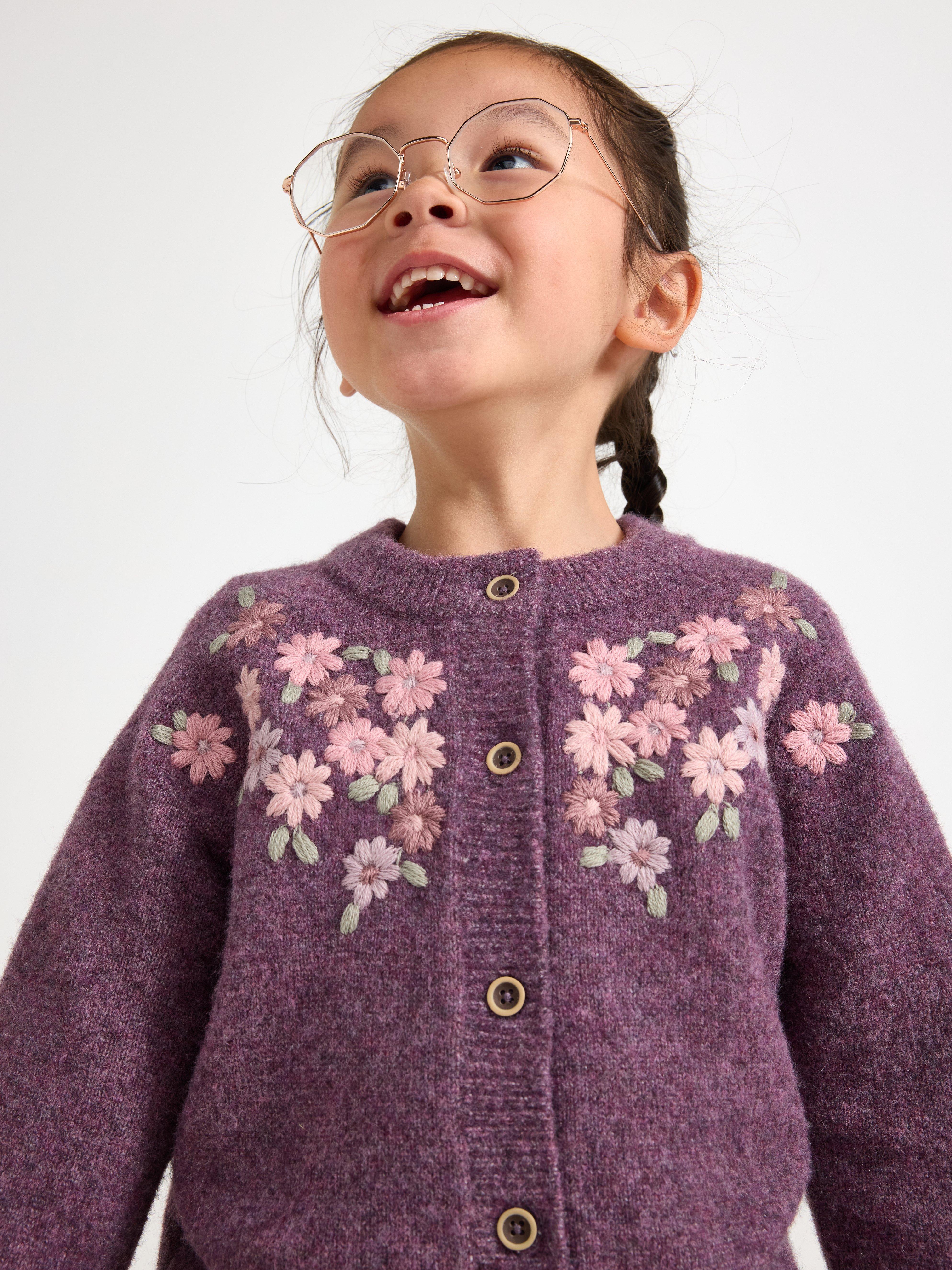 Cardigan - Kids Wear - Lilac