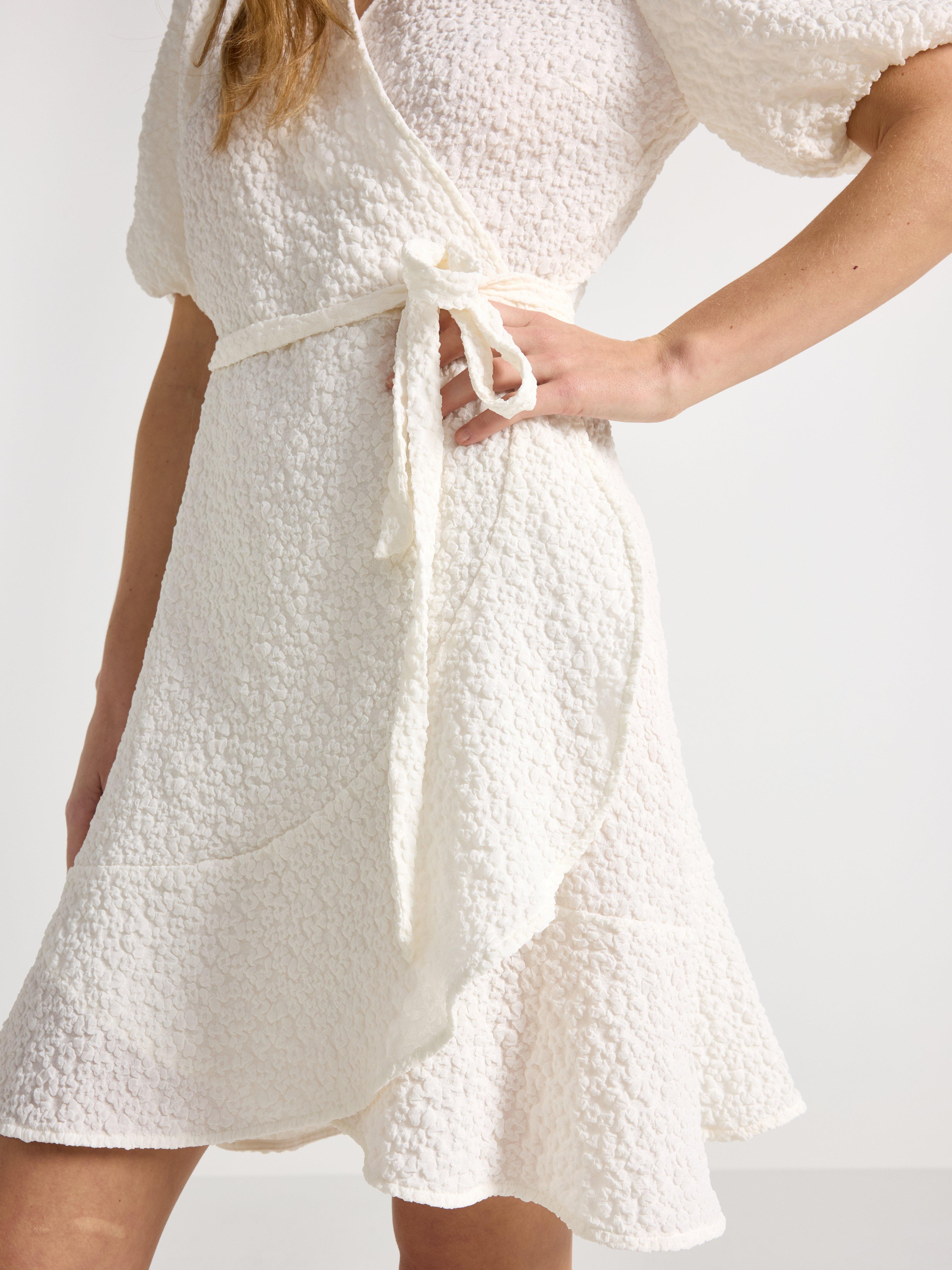 Wrap Dress - Womens Wear - White