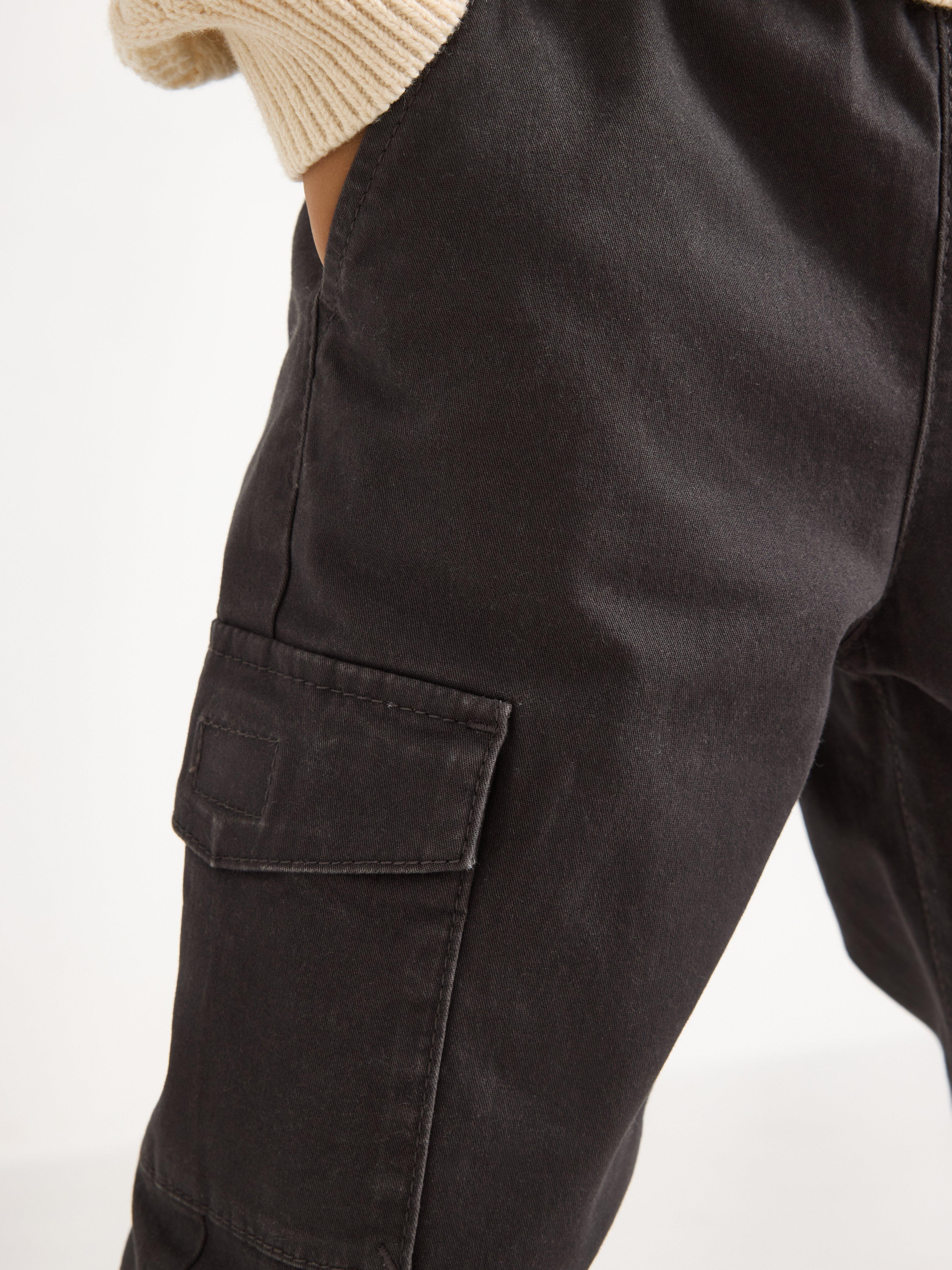 Cargo Trousers -  - Black