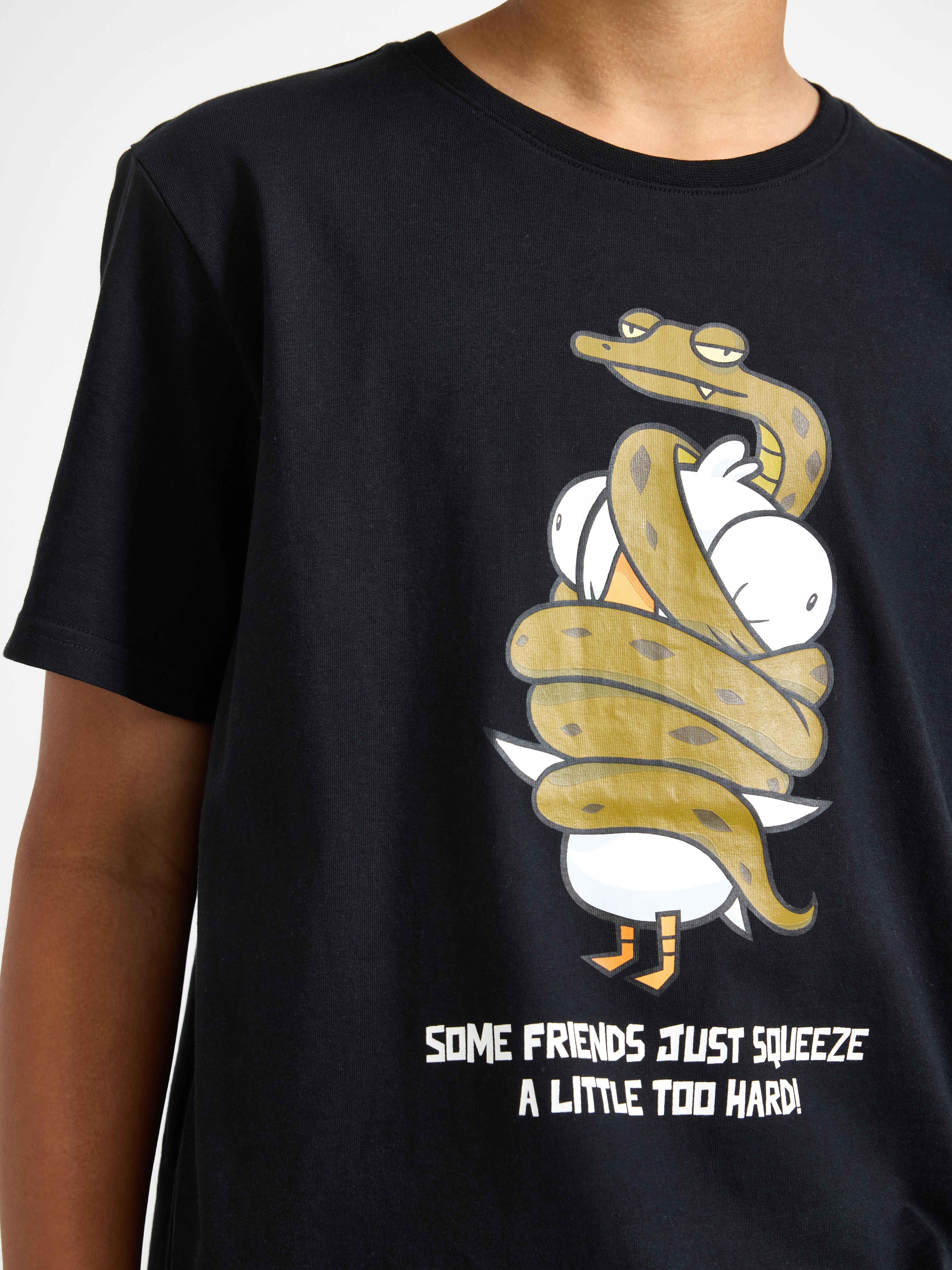 T-shirt - Barn - Svart