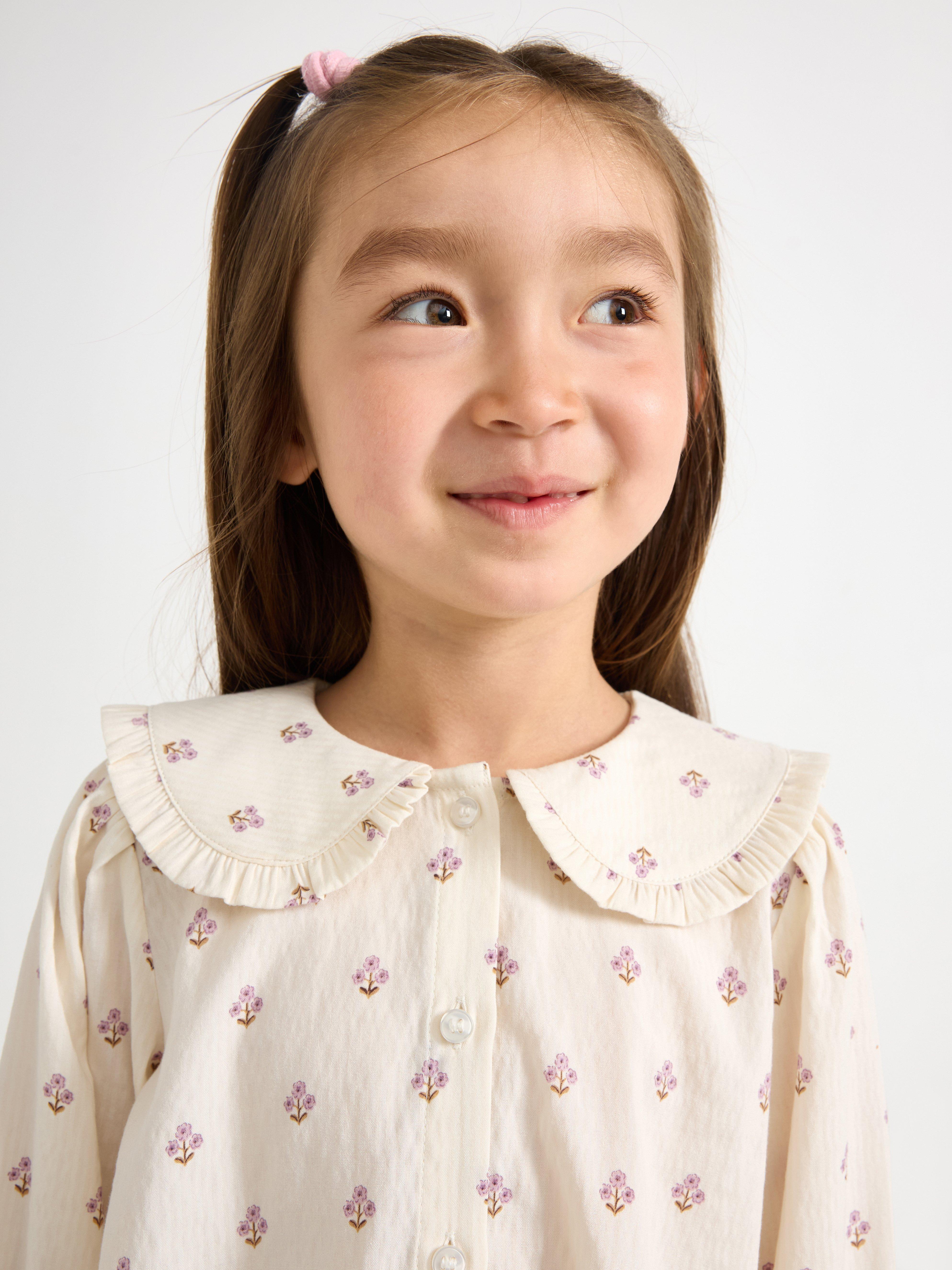 Bluse - Barn - Hvit