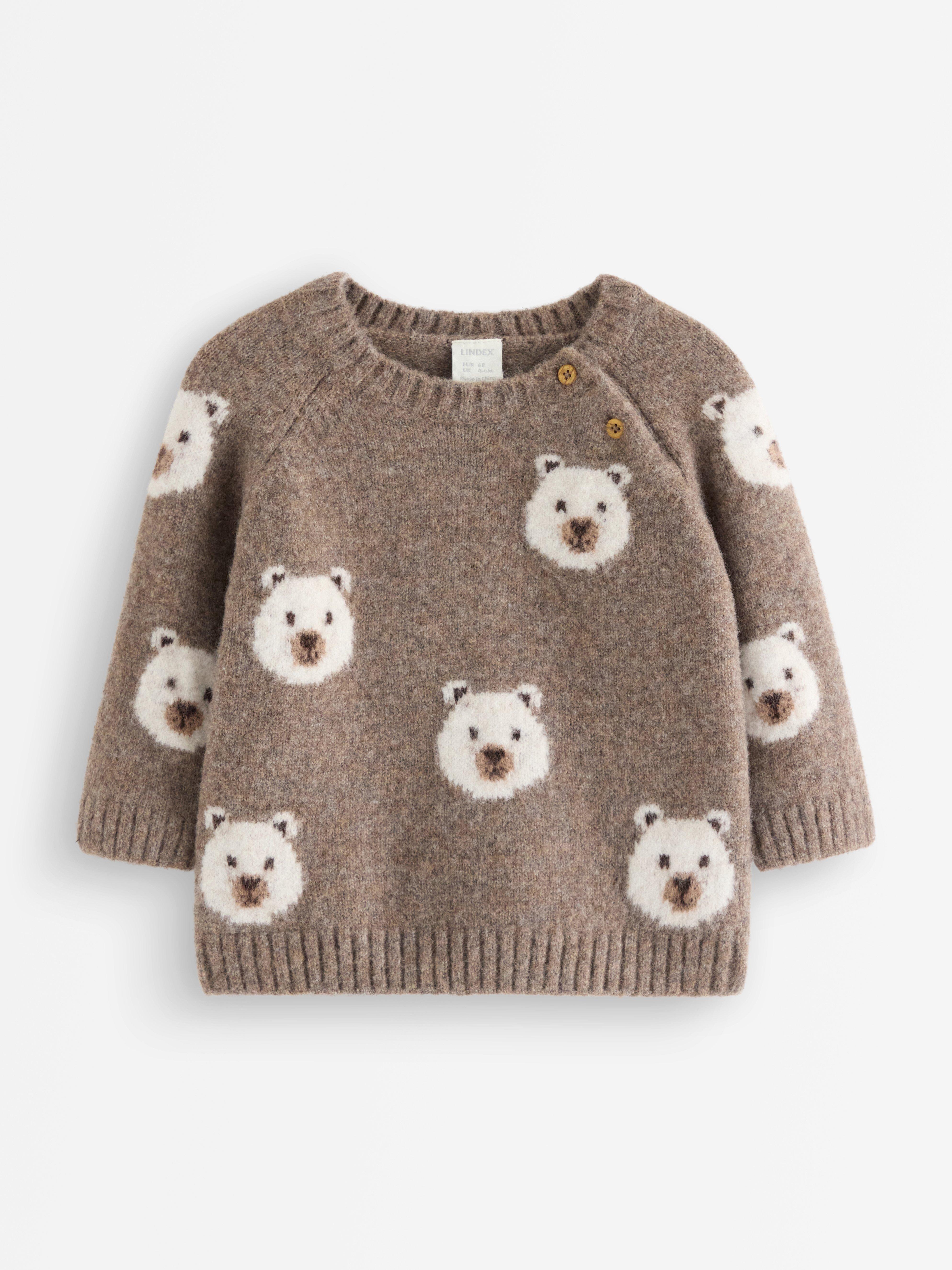 Sweater - Børn - Brun