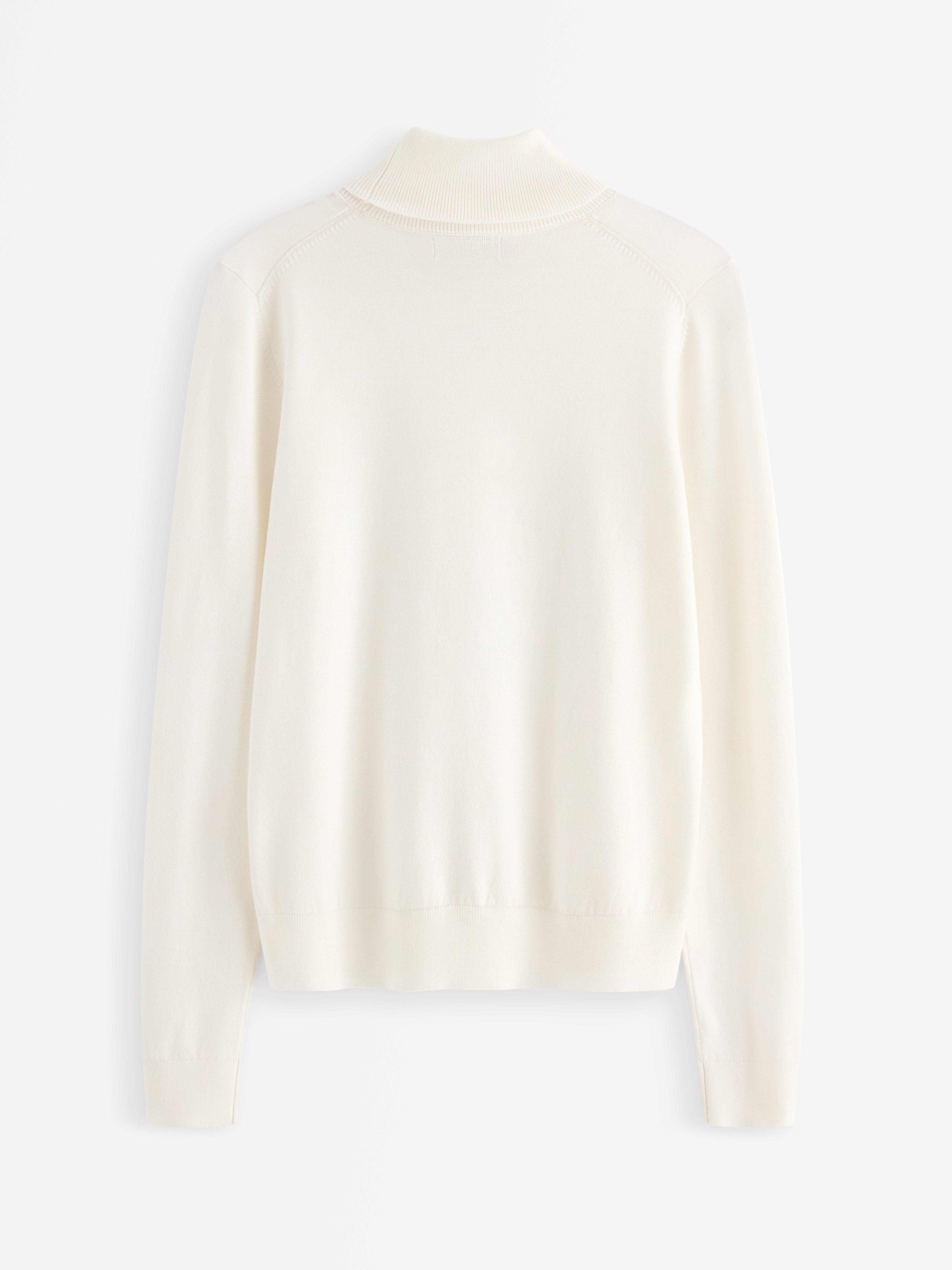 Turtle Neck Sweater - Womens Wear - White