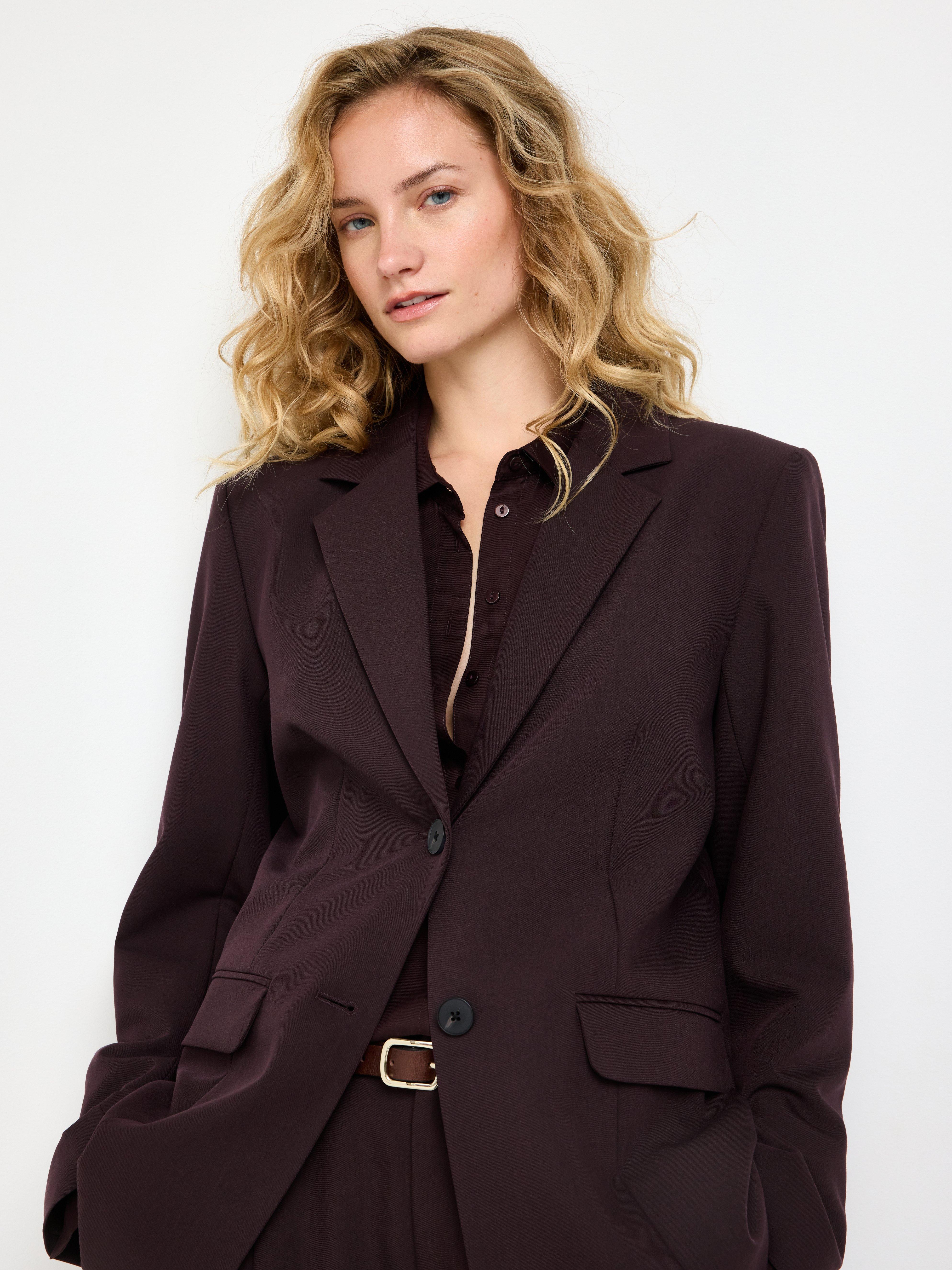 Blazer - Womens Wear - Brown