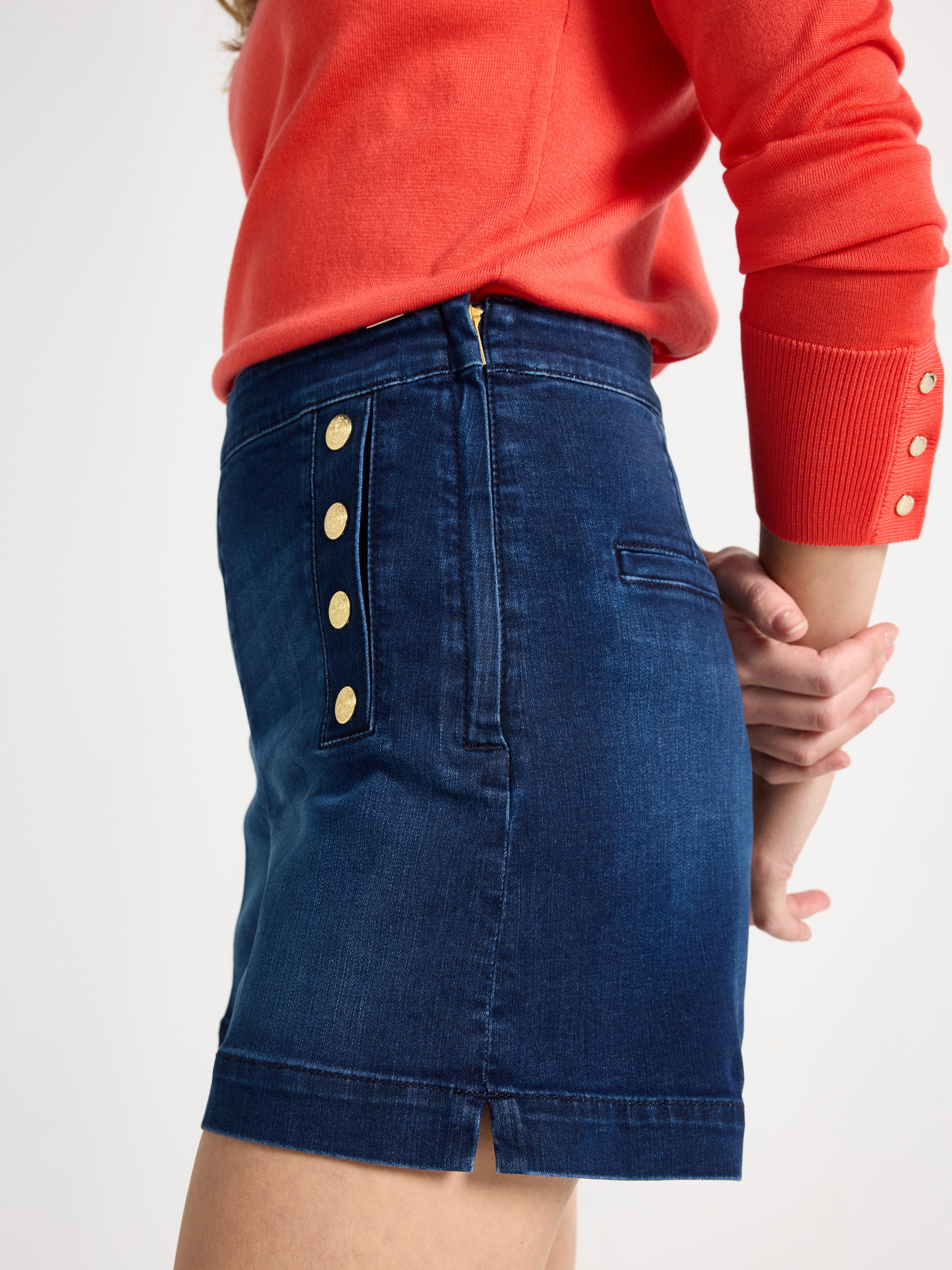 Shorts - Dame - Blå
