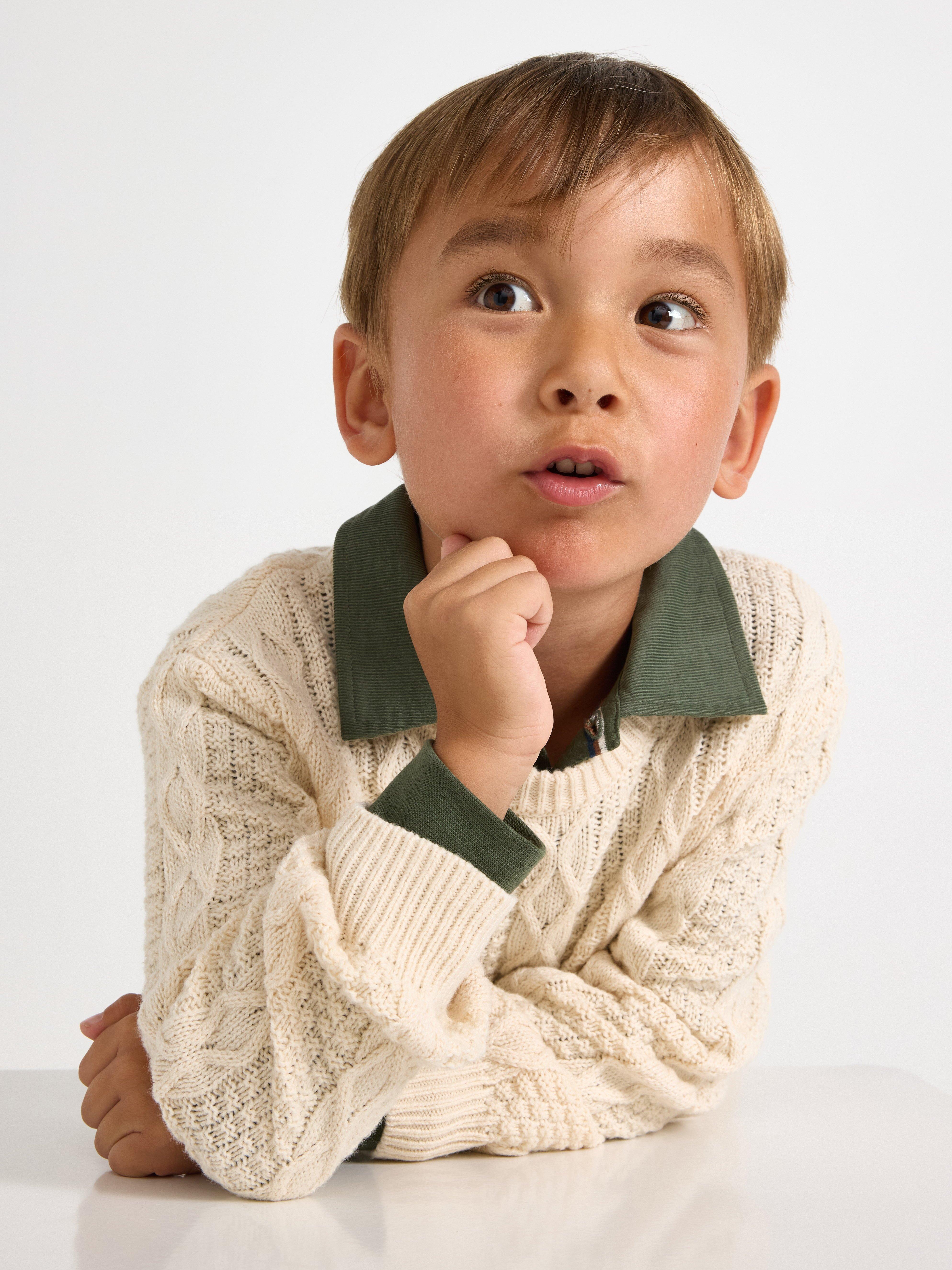 Sweater - Kids Wear - Beige