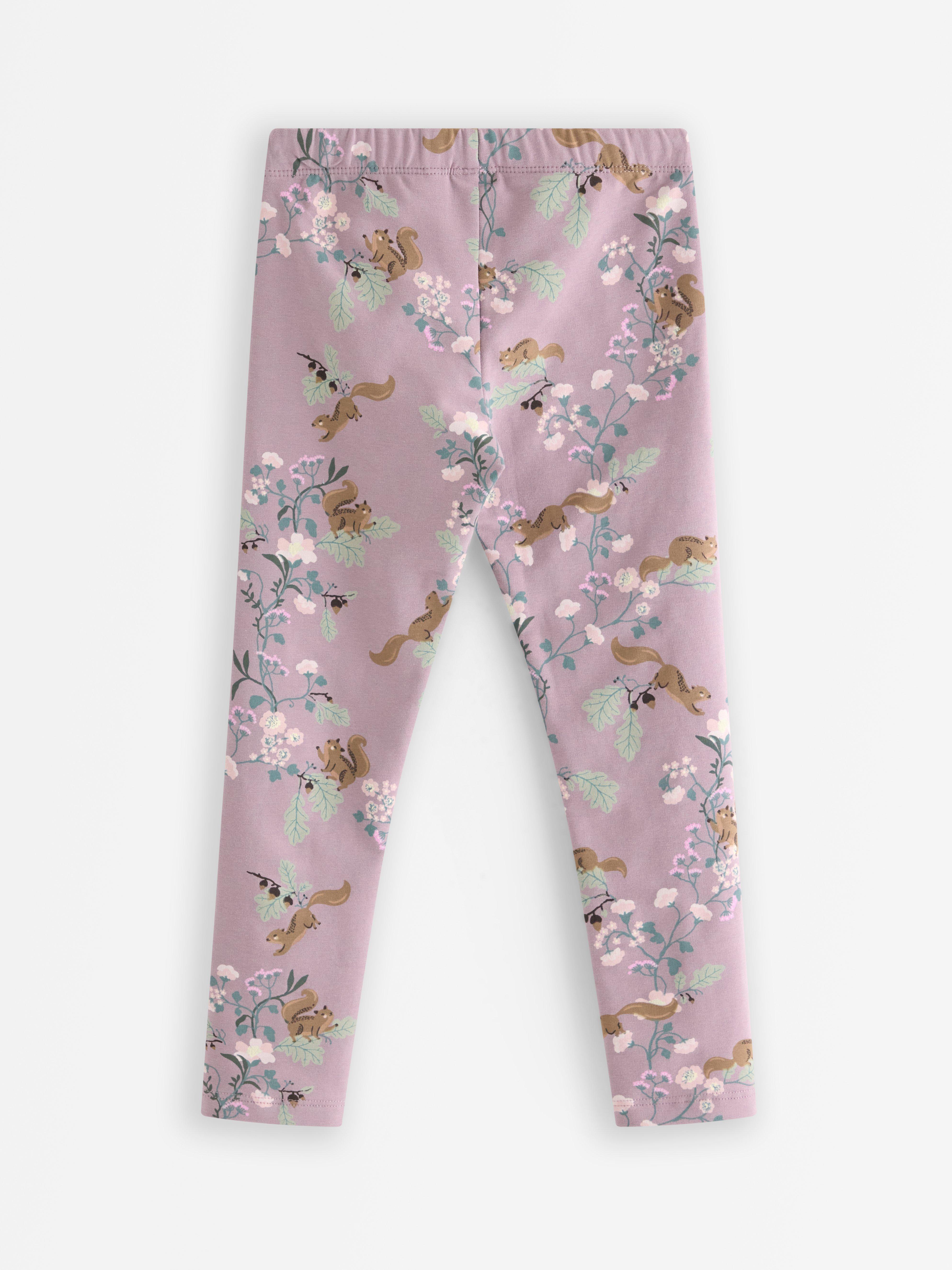 Leggings - Børn - Lilla