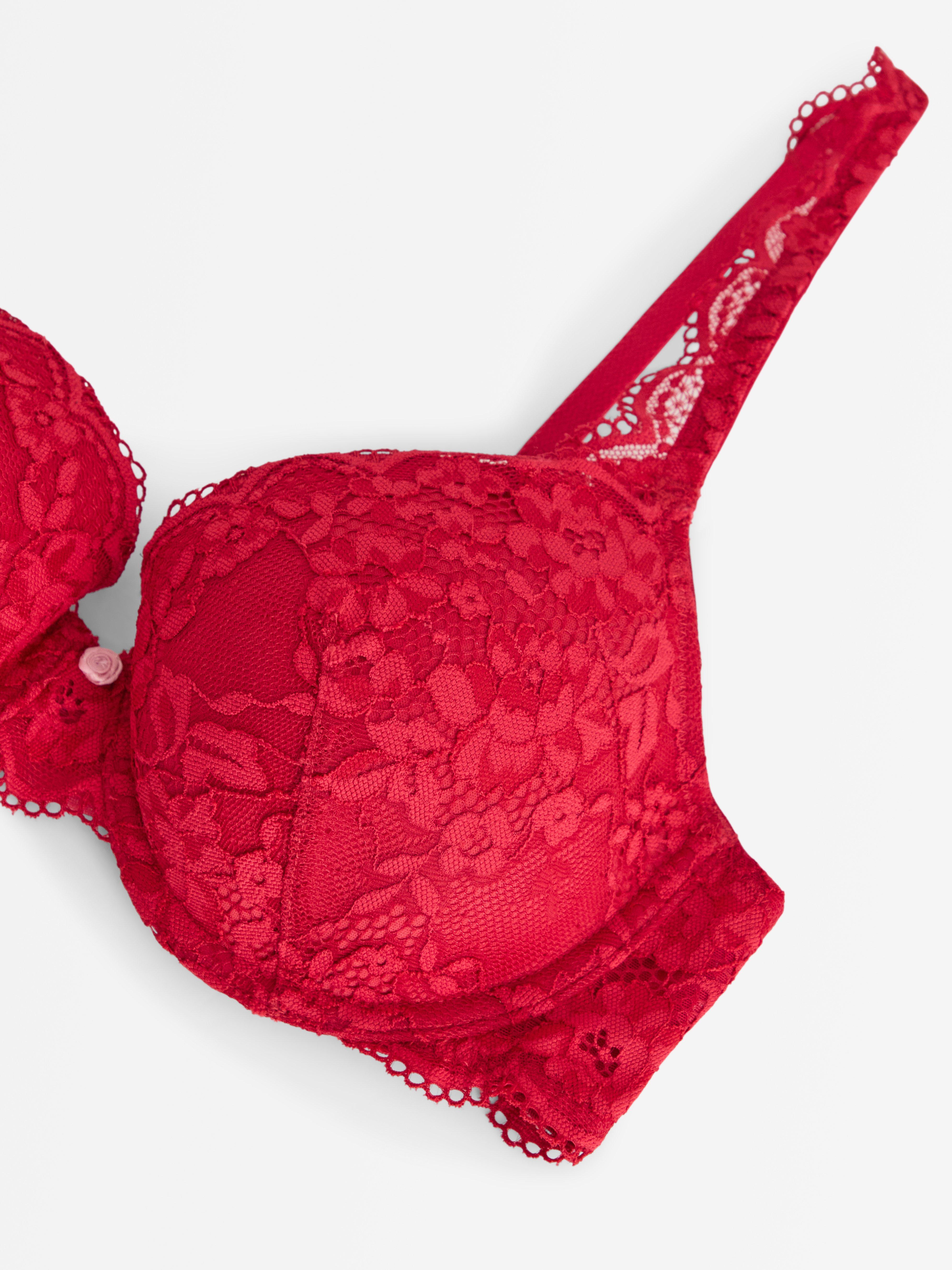Lilja T-shirt Bra - Lingerie - Red