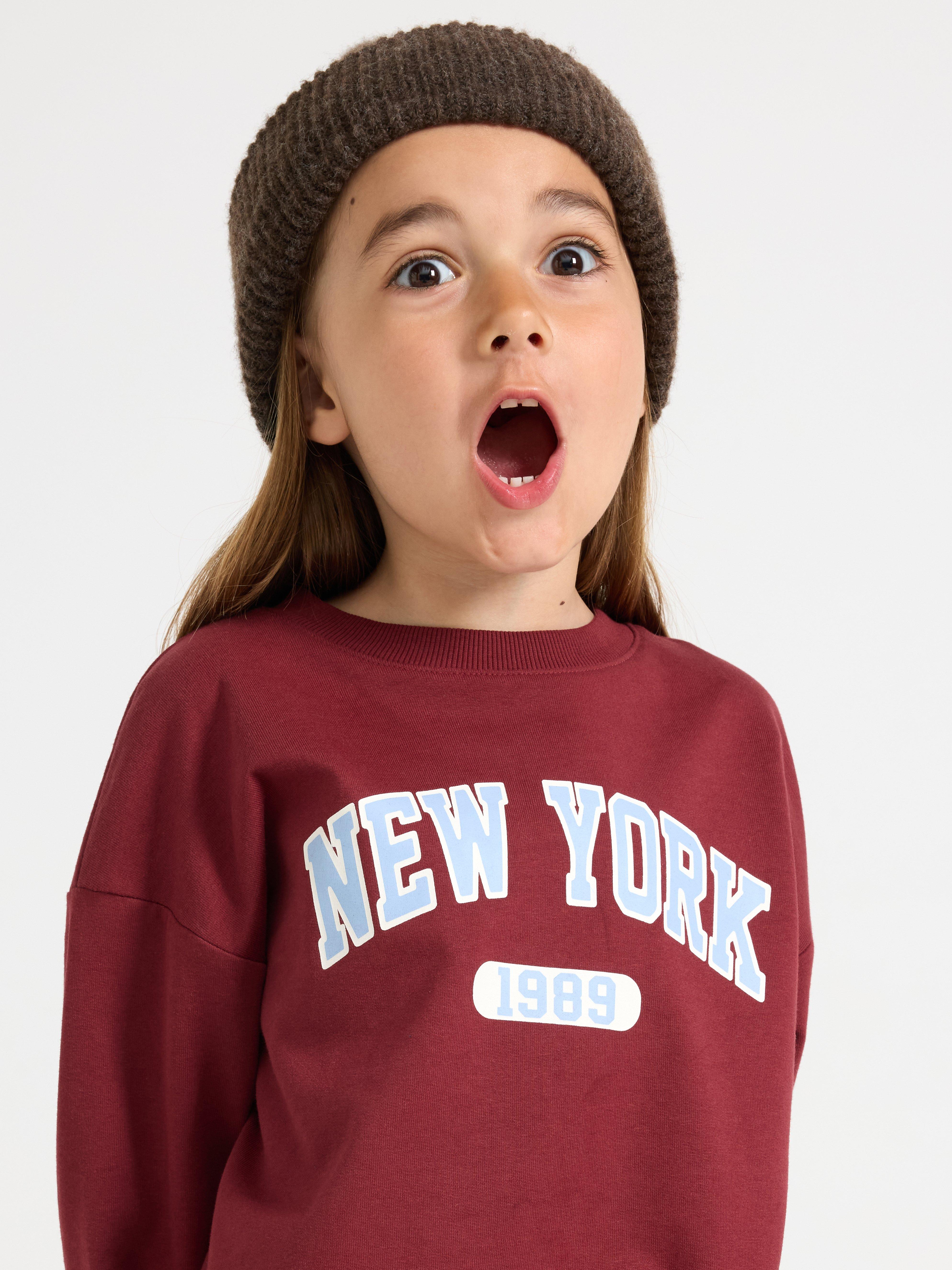 Sweatshirt - Børn - Rød