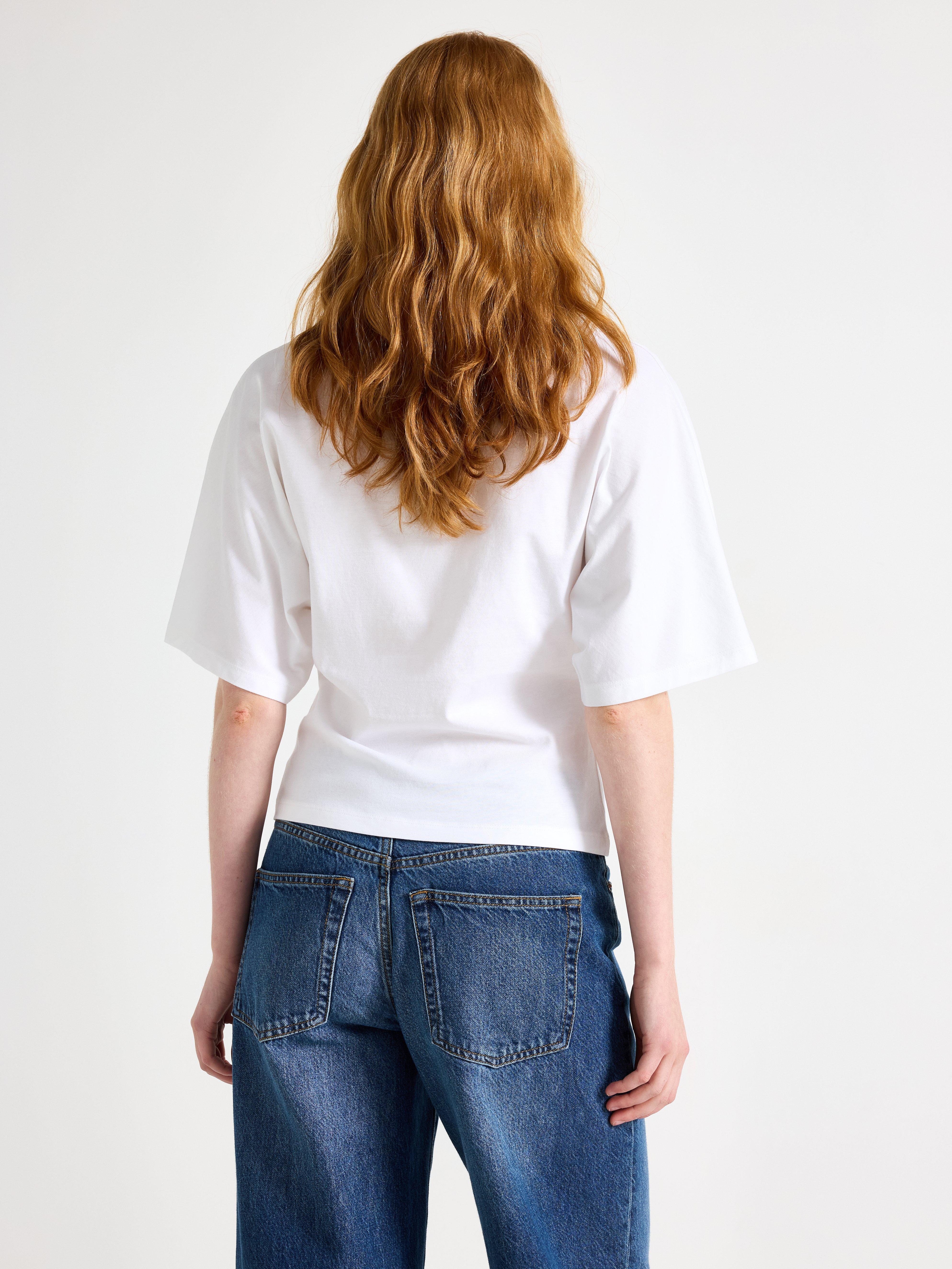 T-shirt - Dame - Hvit