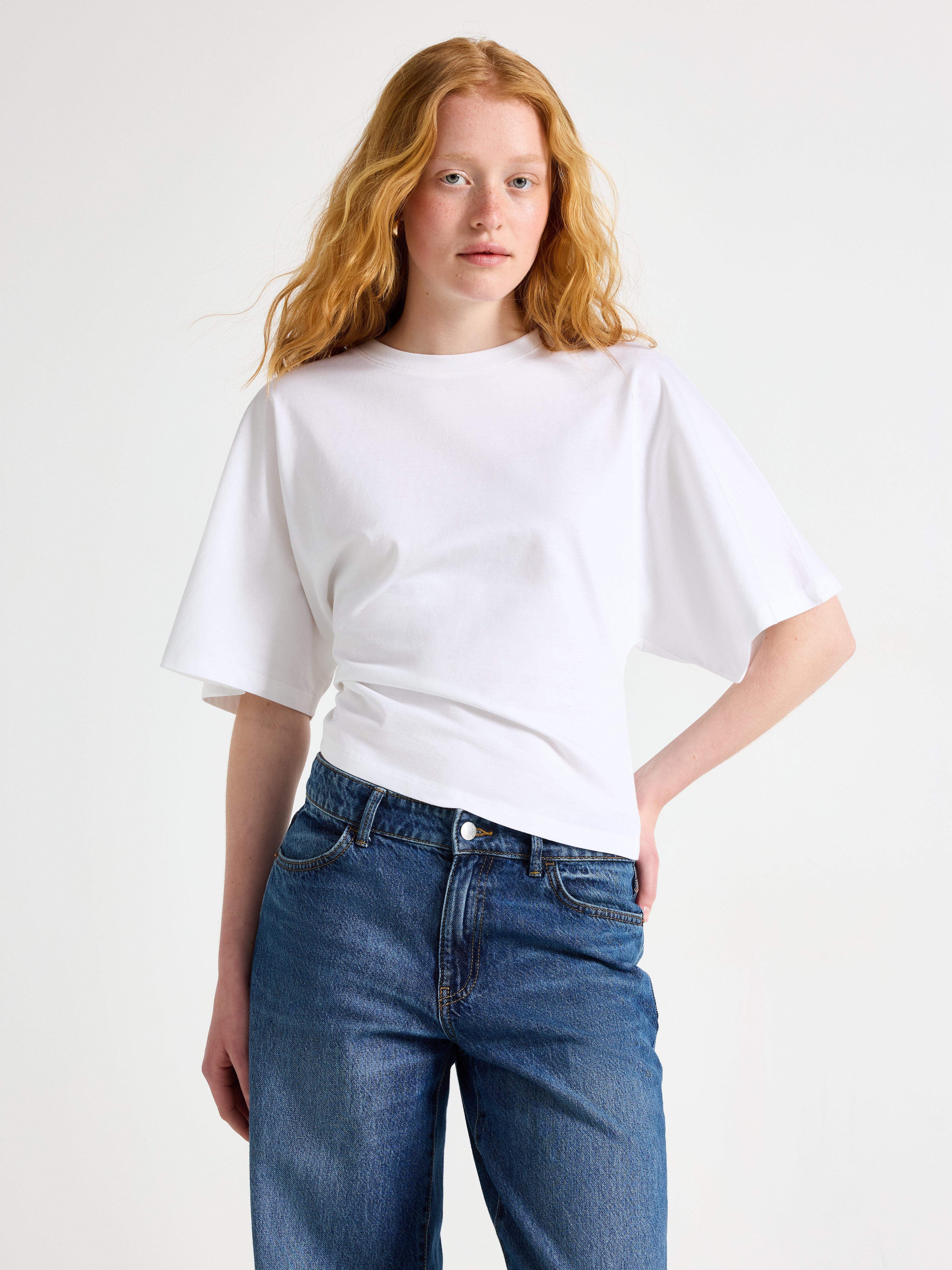 T-shirt - Dame - Hvit