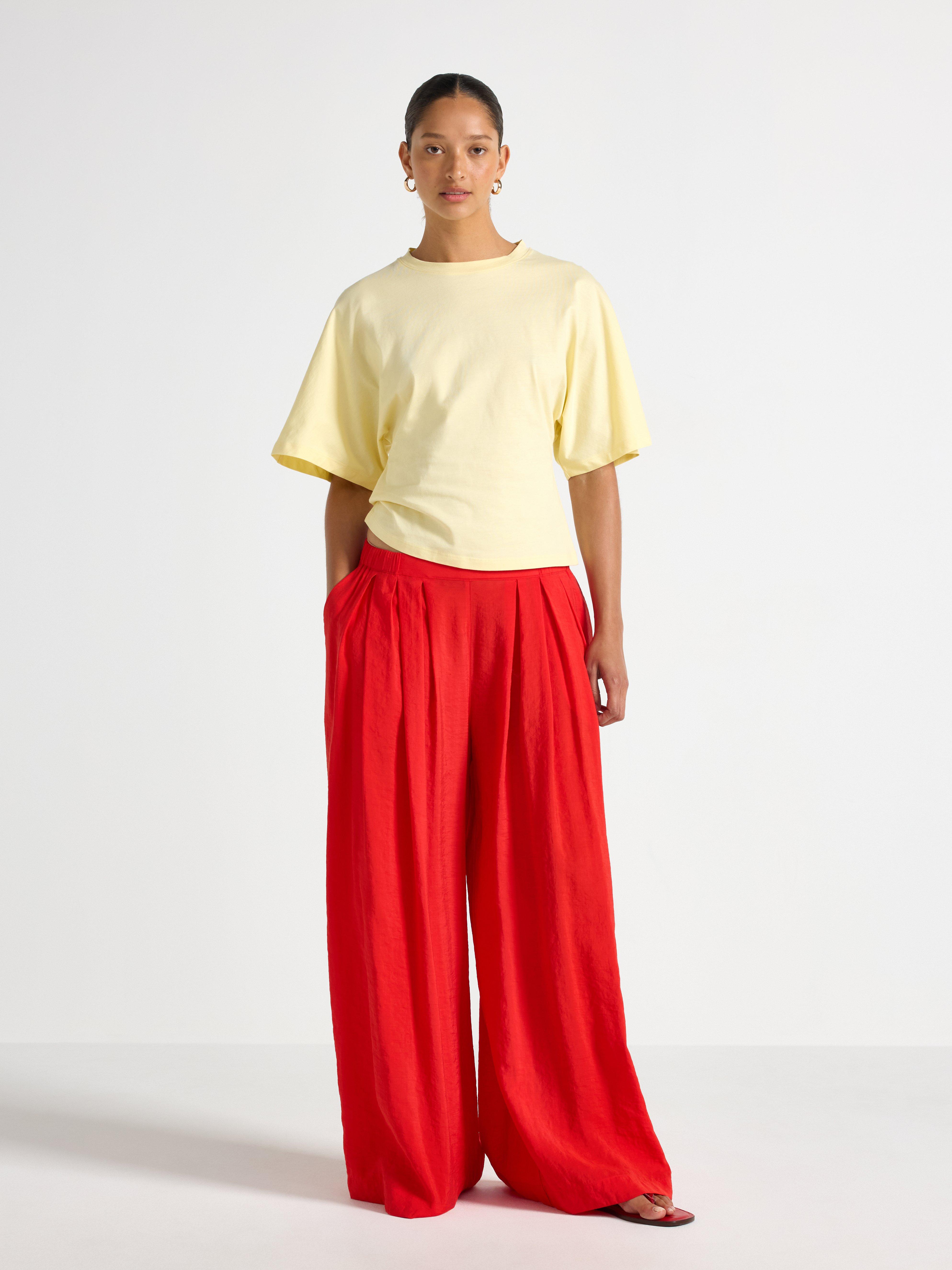 T-shirt - Dam - Gul