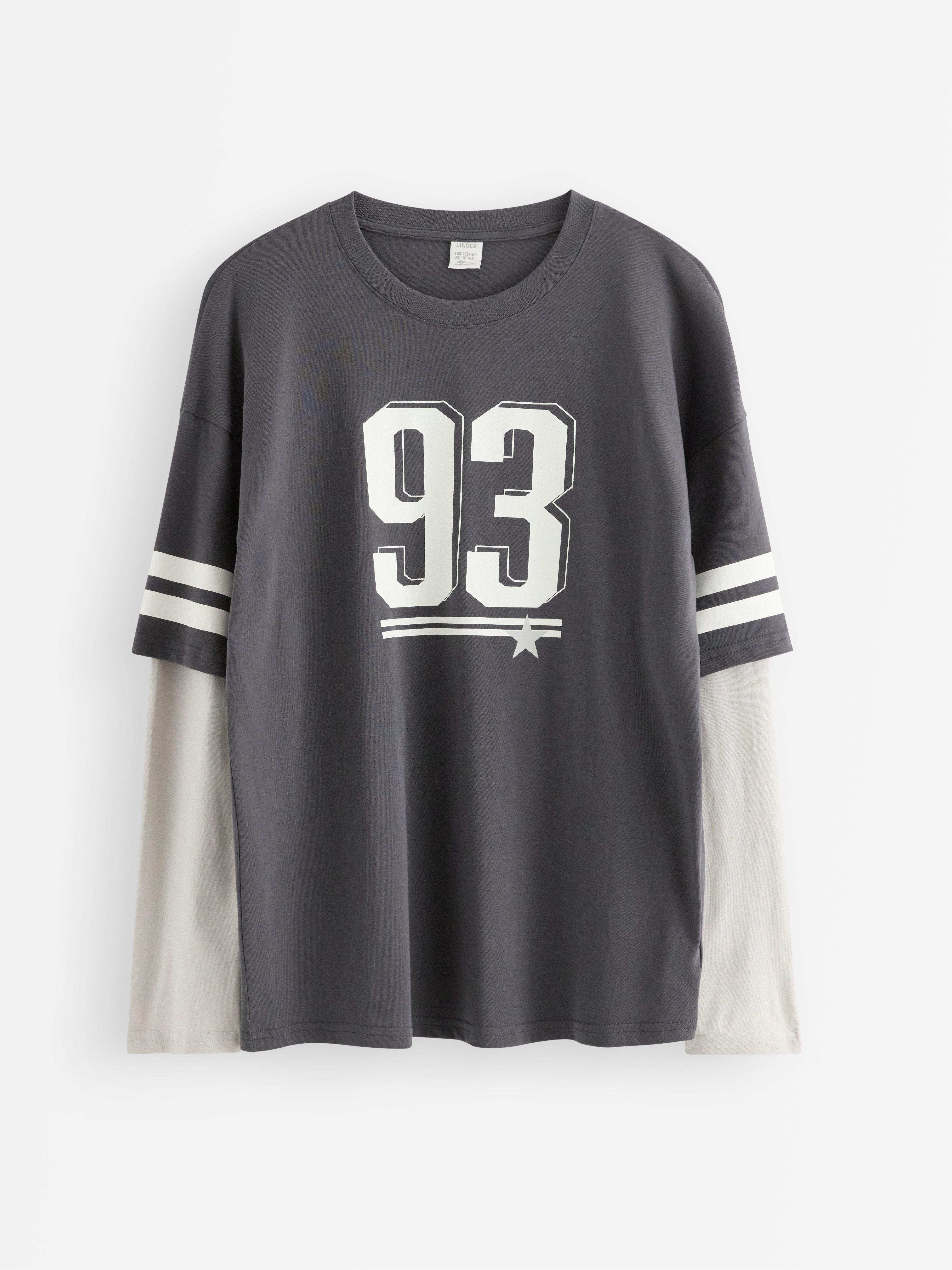 T-shirt - Barn - Grå