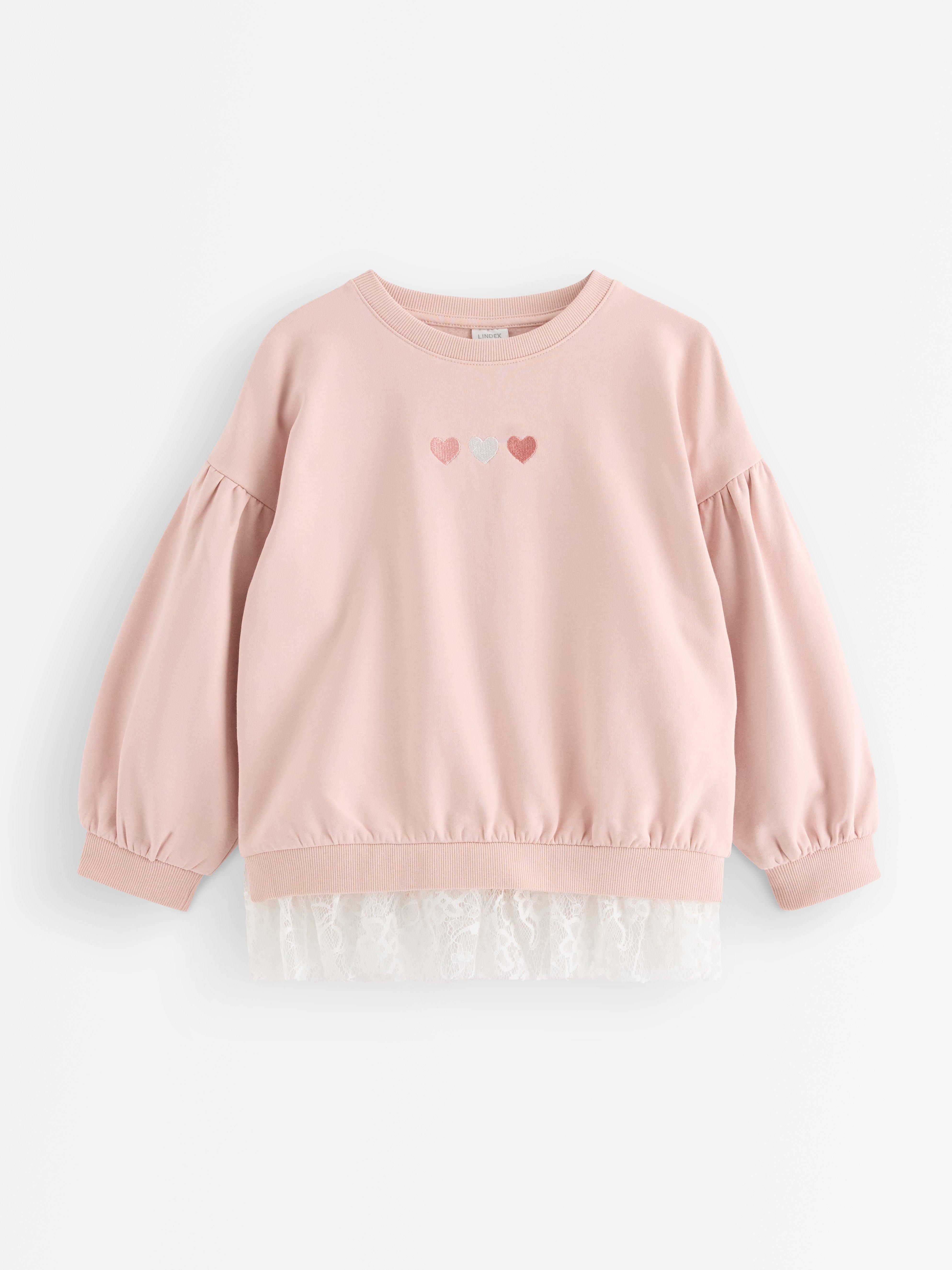 Sweater - Børn - Lyserød