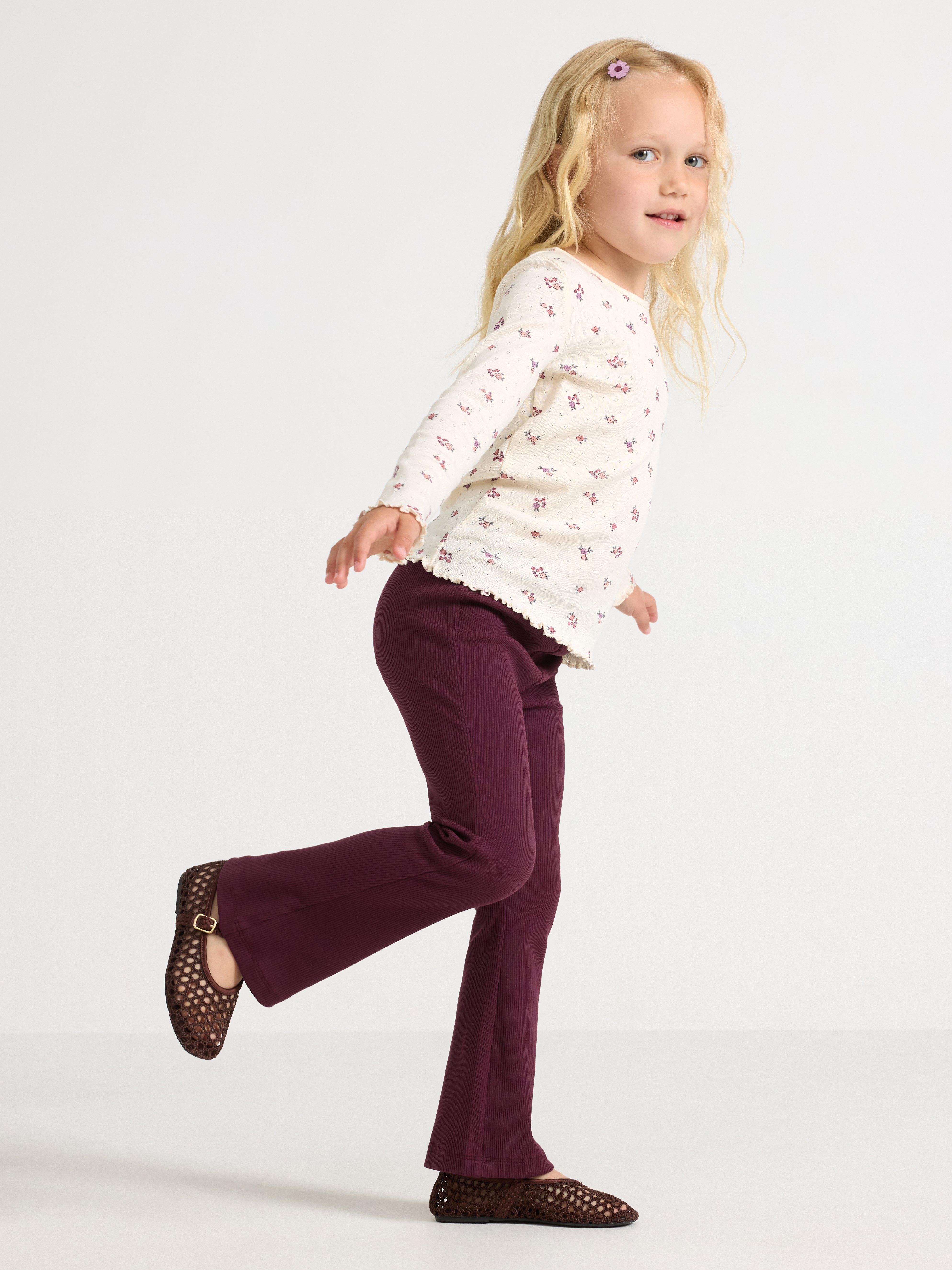 Leggings - Børn - Lilla