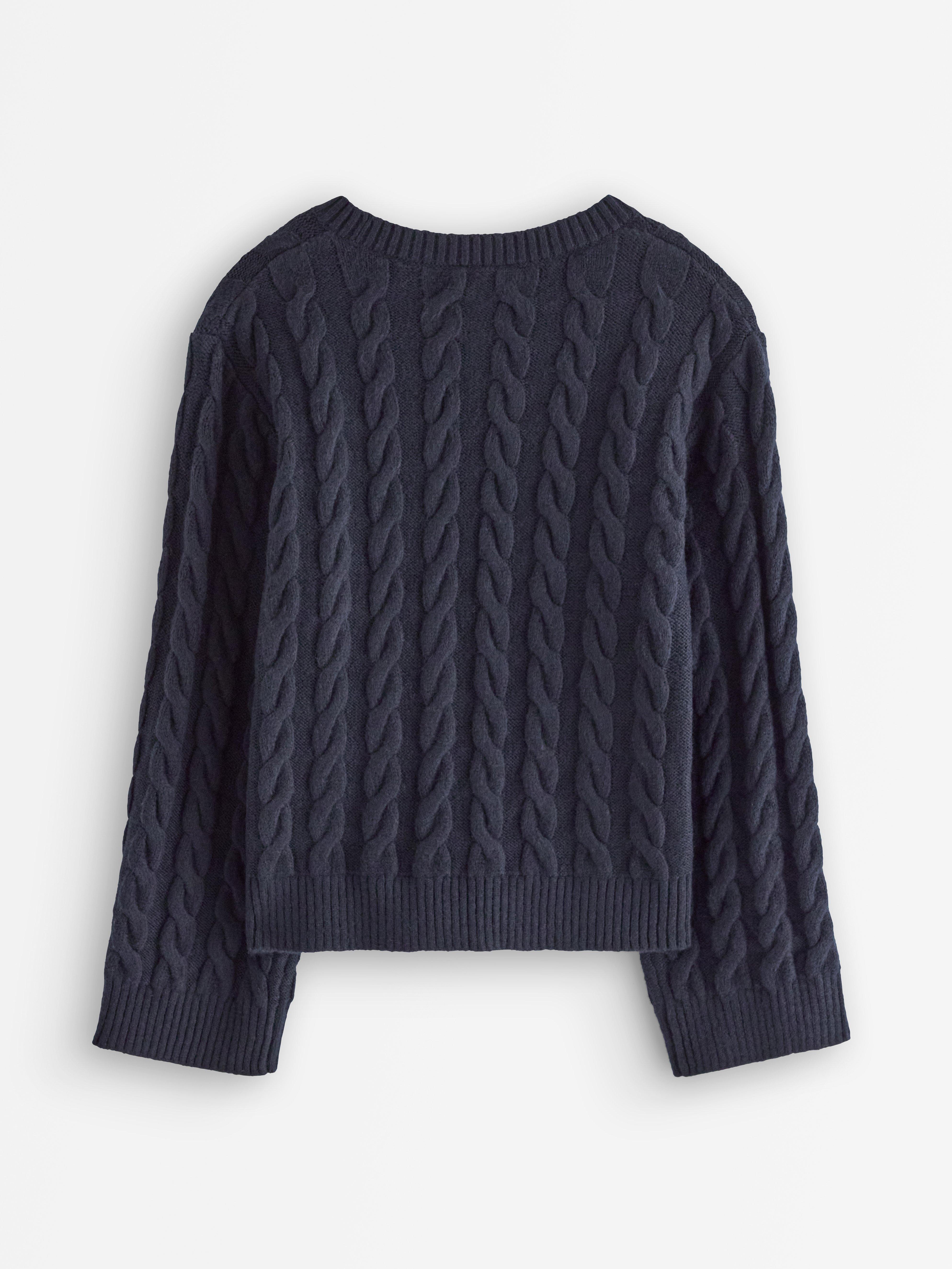 Sweater - Dame - Blå