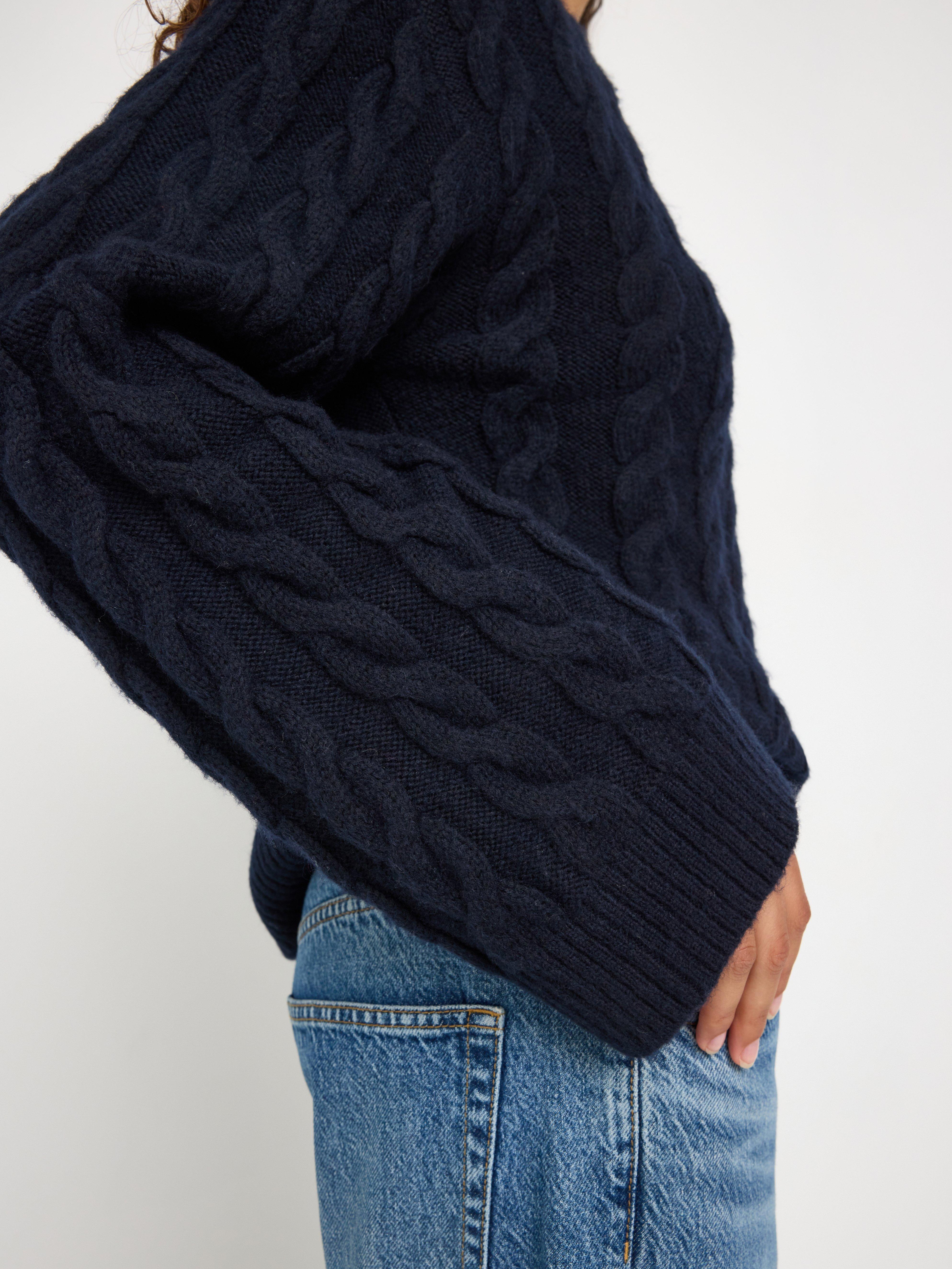 Sweater - Dame - Blå