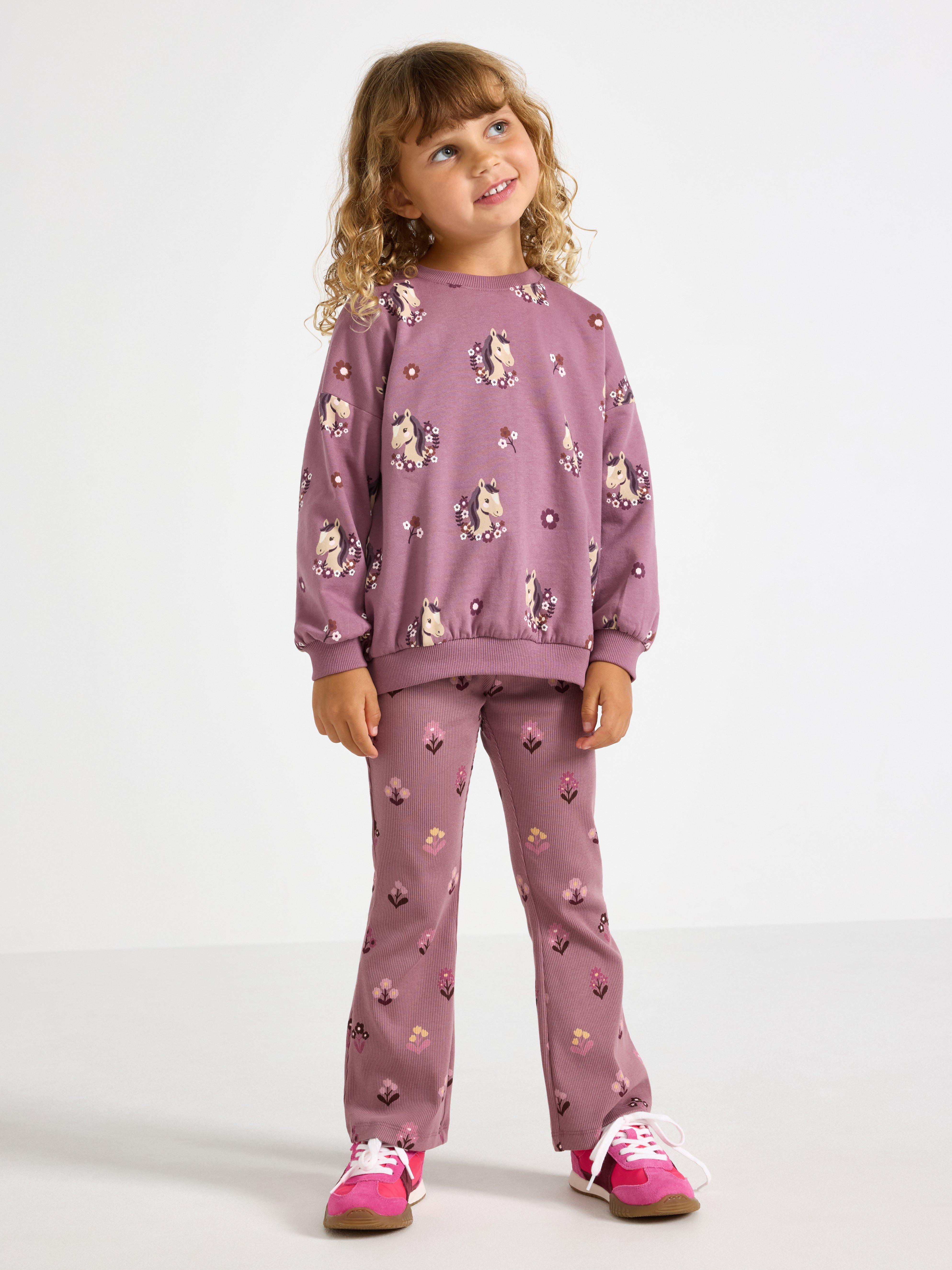 Leggings - Barn - Lila