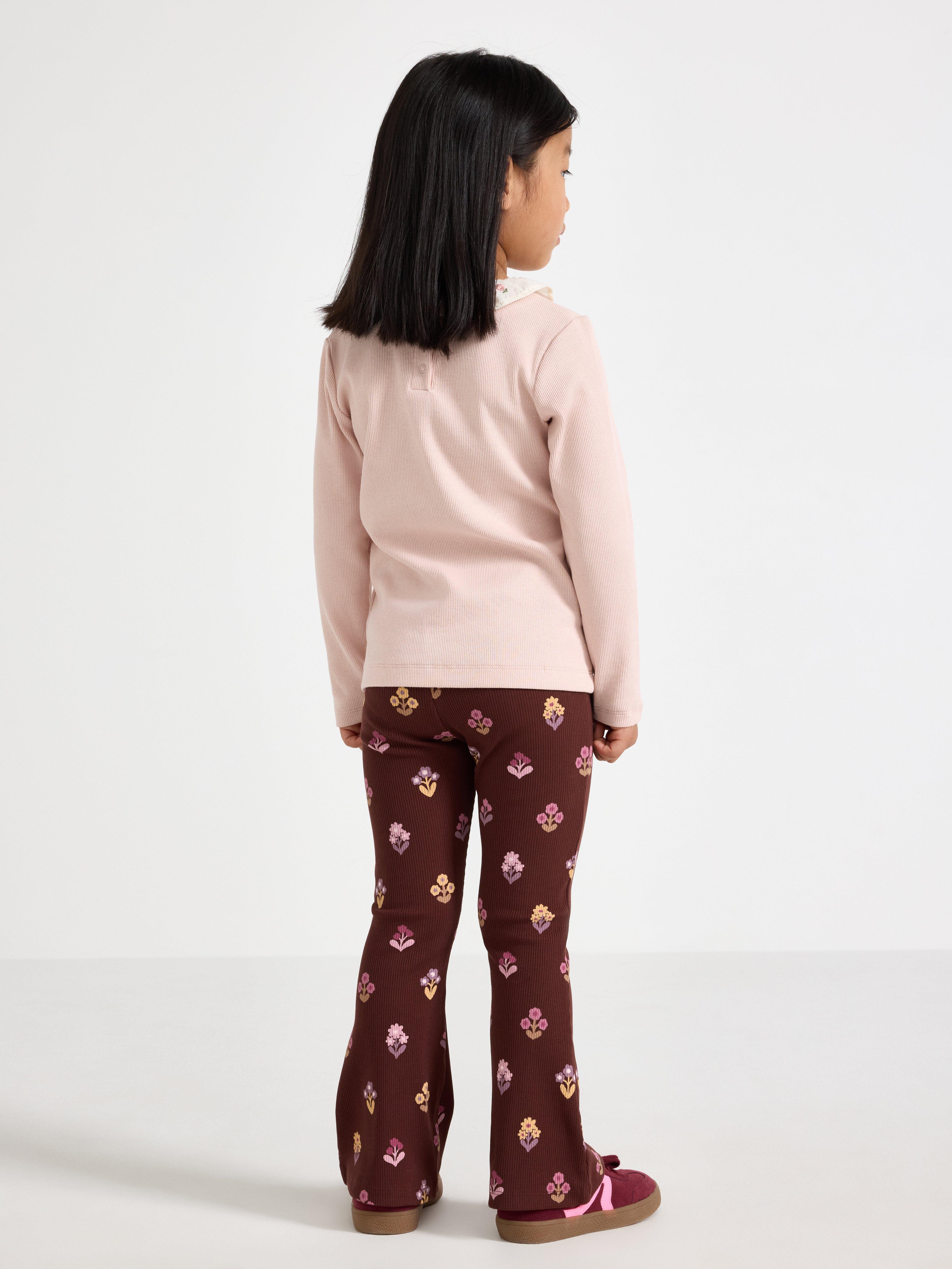 Leggings - Børn - Brun