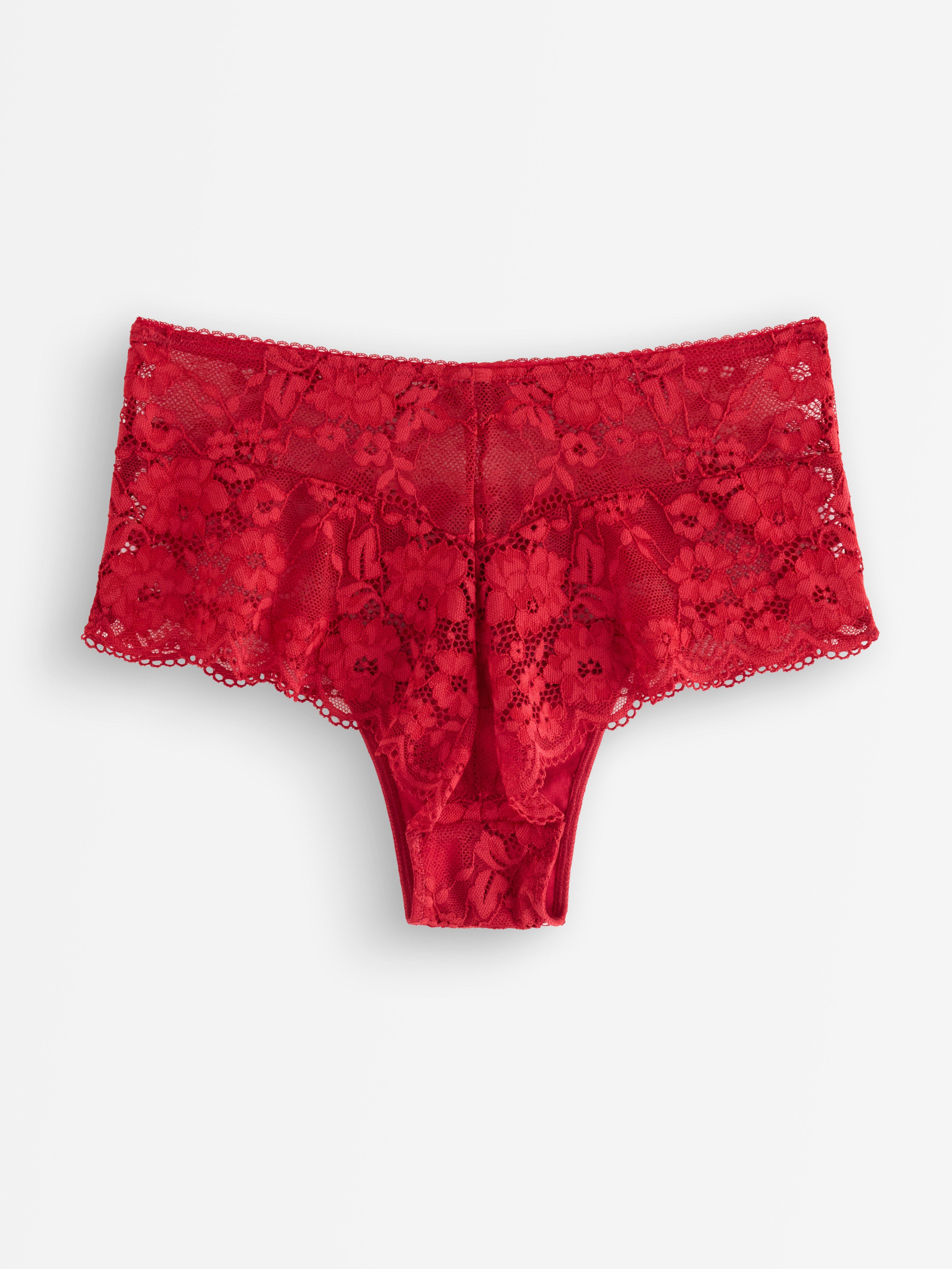 Brazilian High - Lingerie - Red