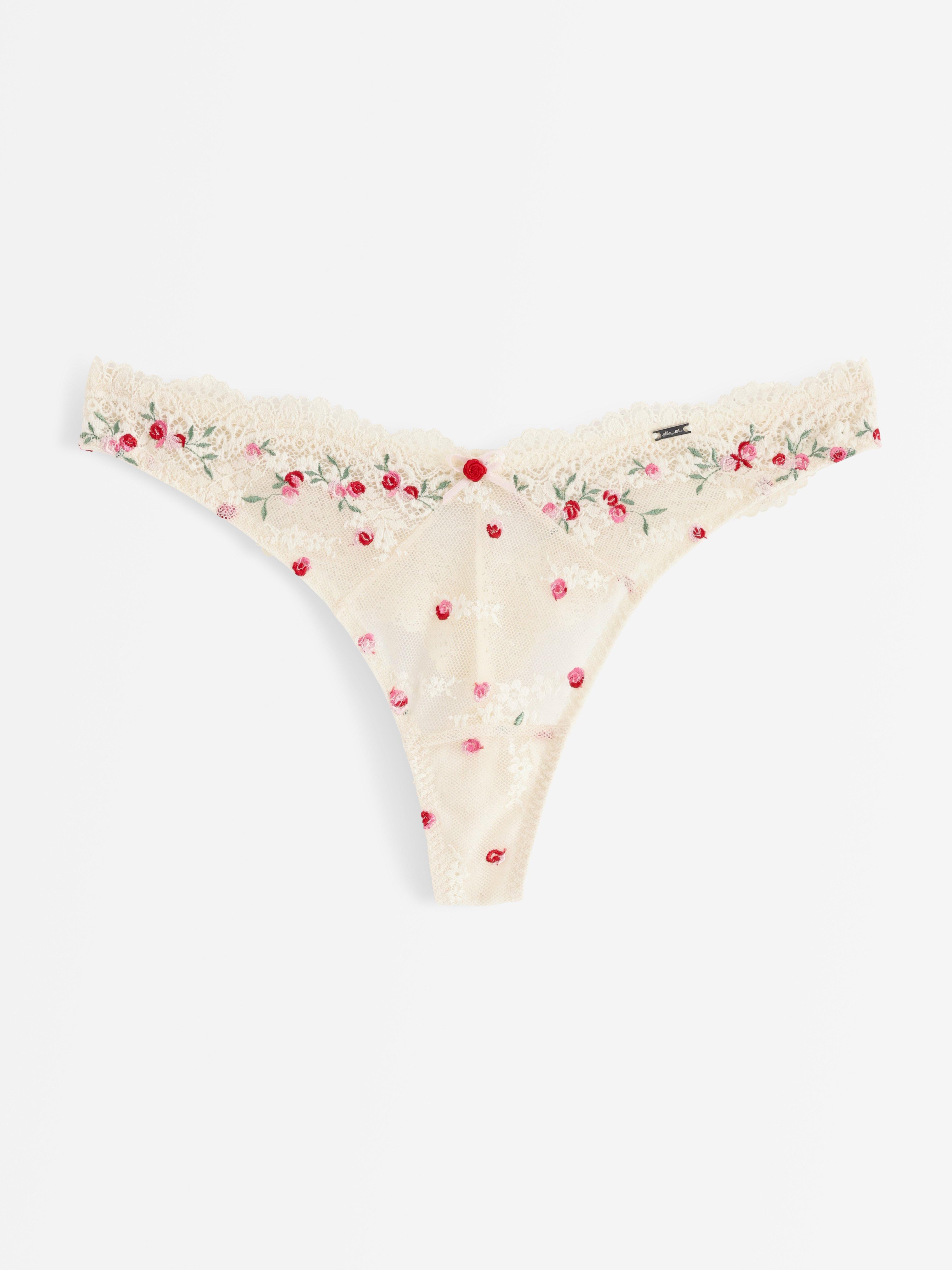 Thong Low - Lingerie - White