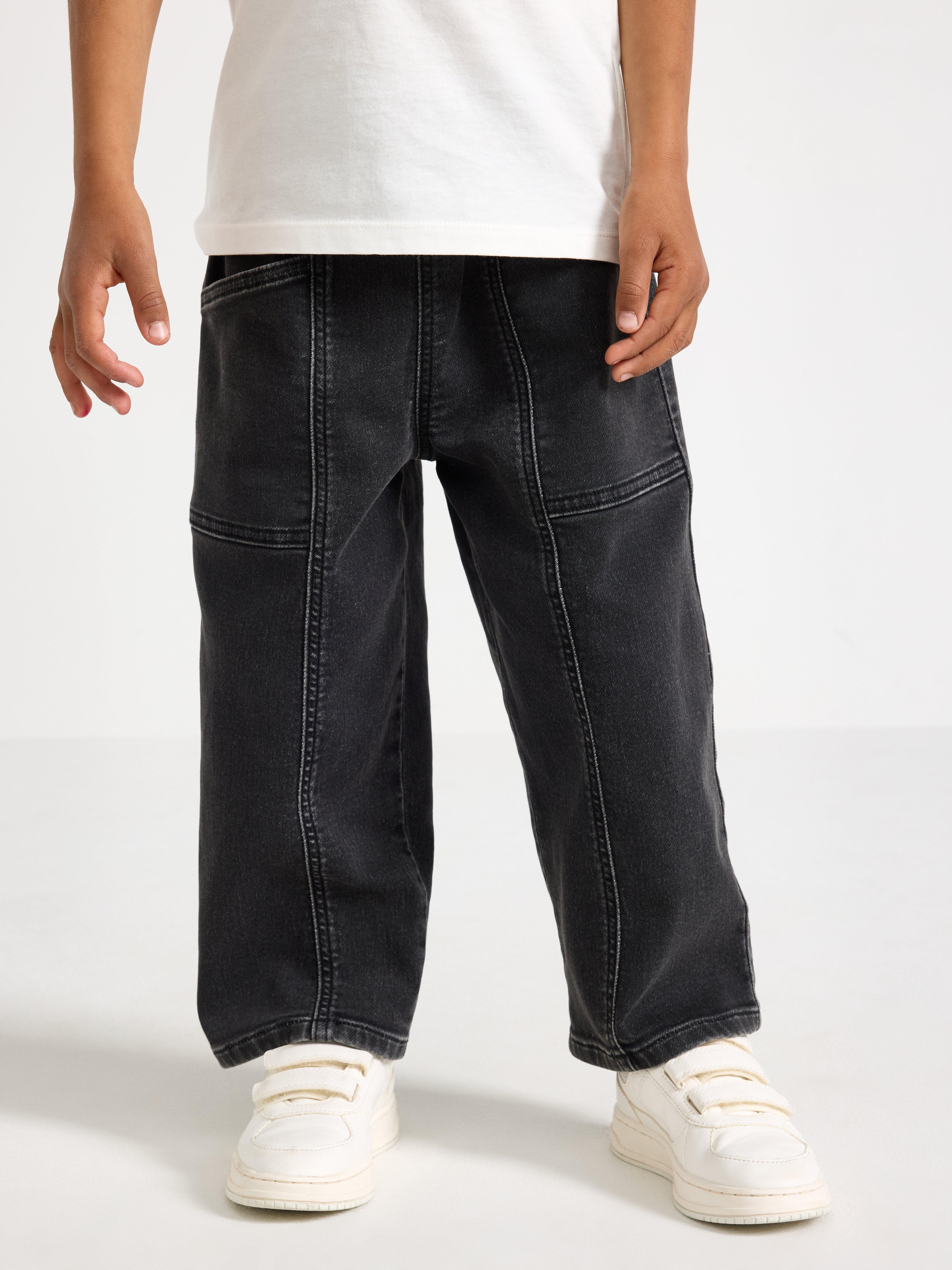 Jeans - Barn - Svart