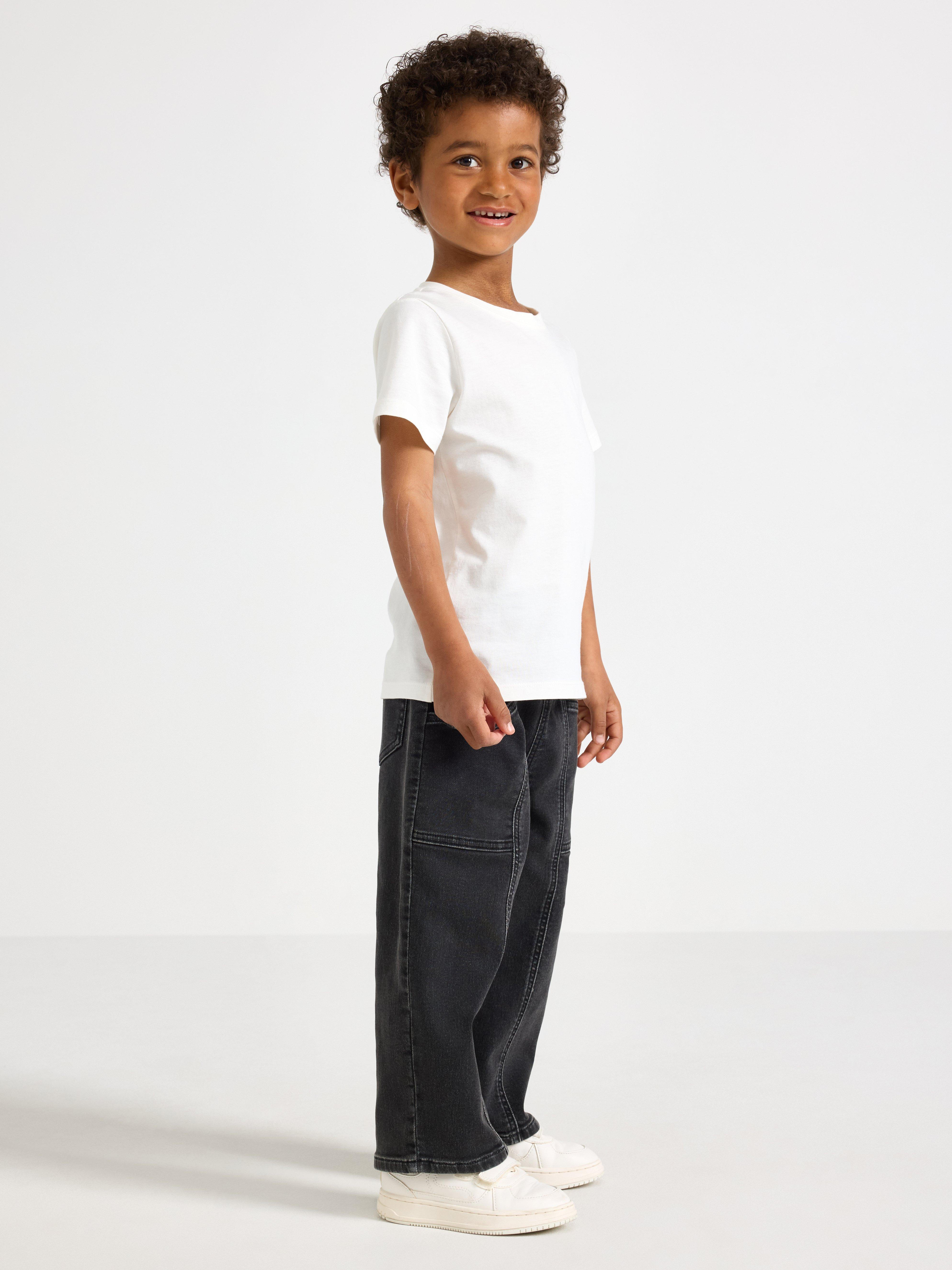 Jeans - Barn - Svart