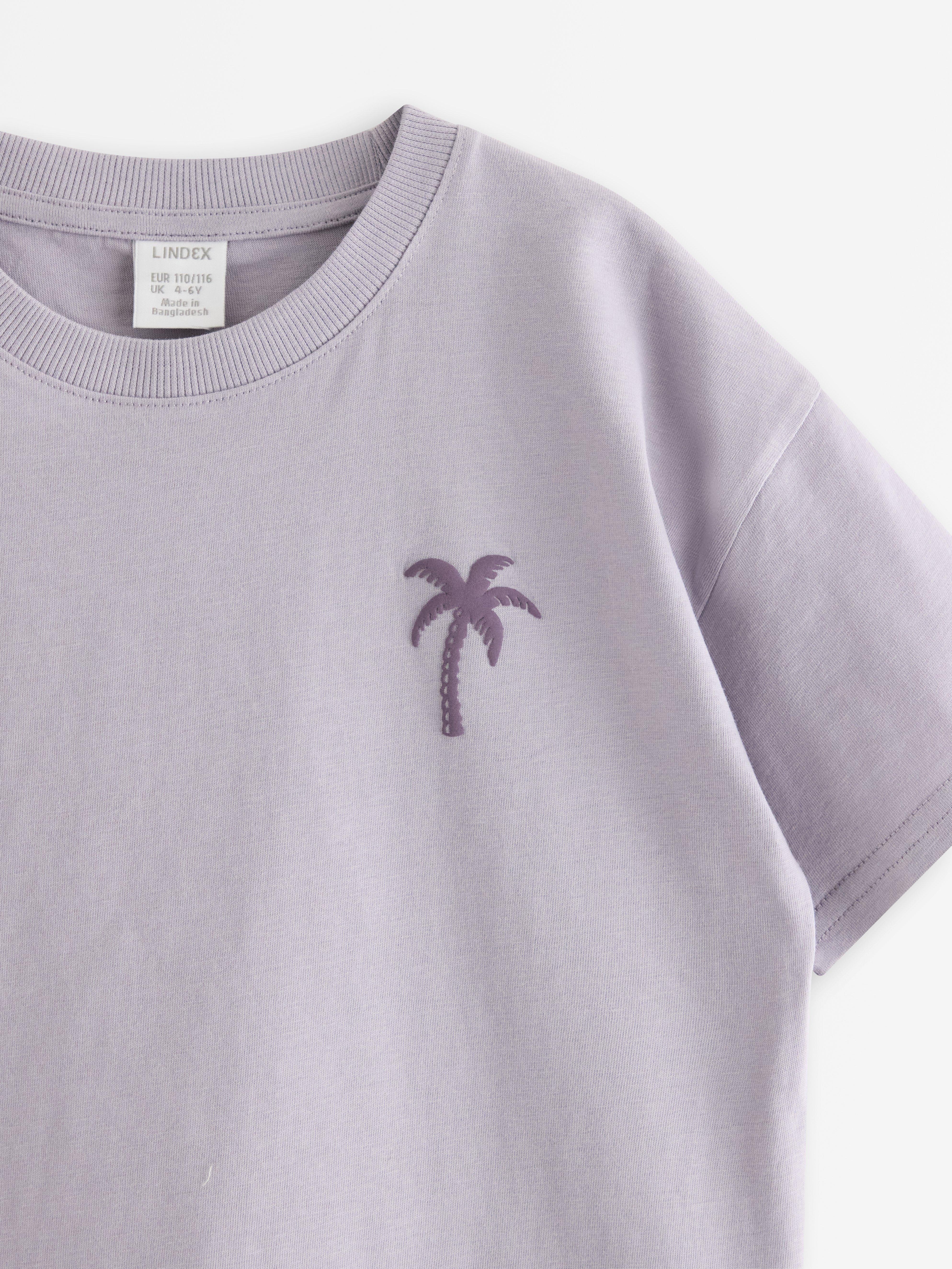 T-shirt - Børn - Lilla