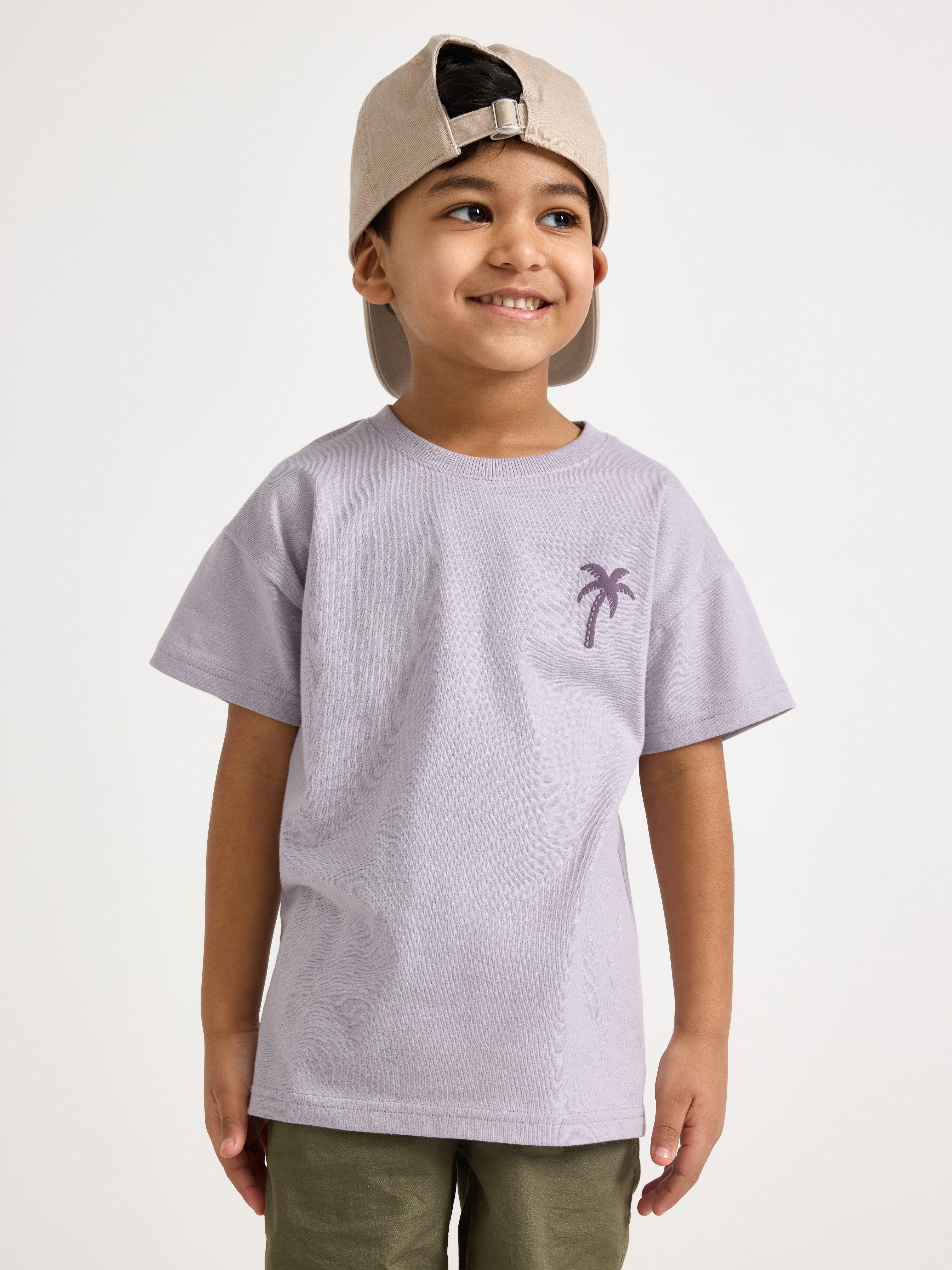 T-shirt - Barn - Lila