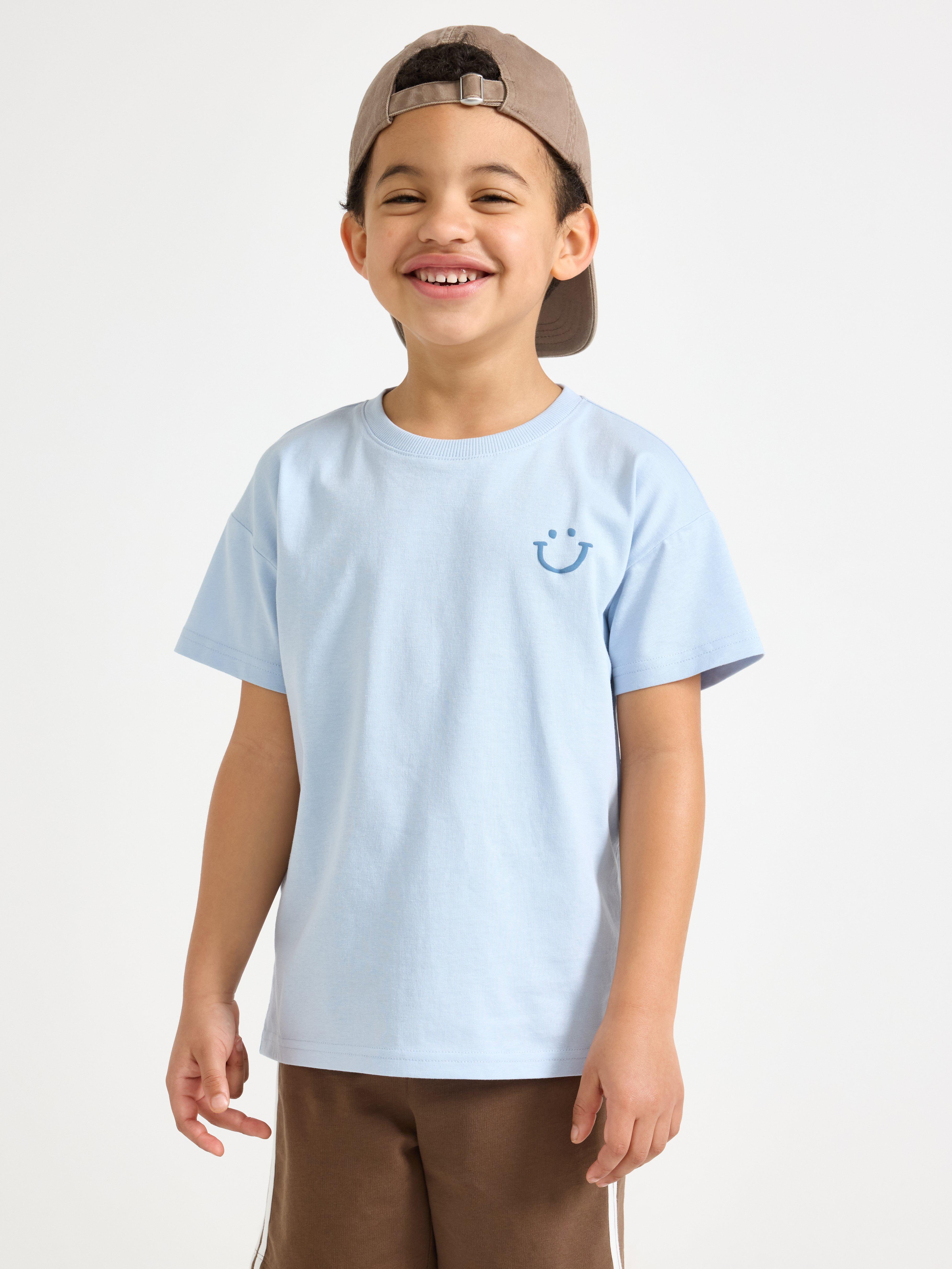 T-shirt - Børn - Blå