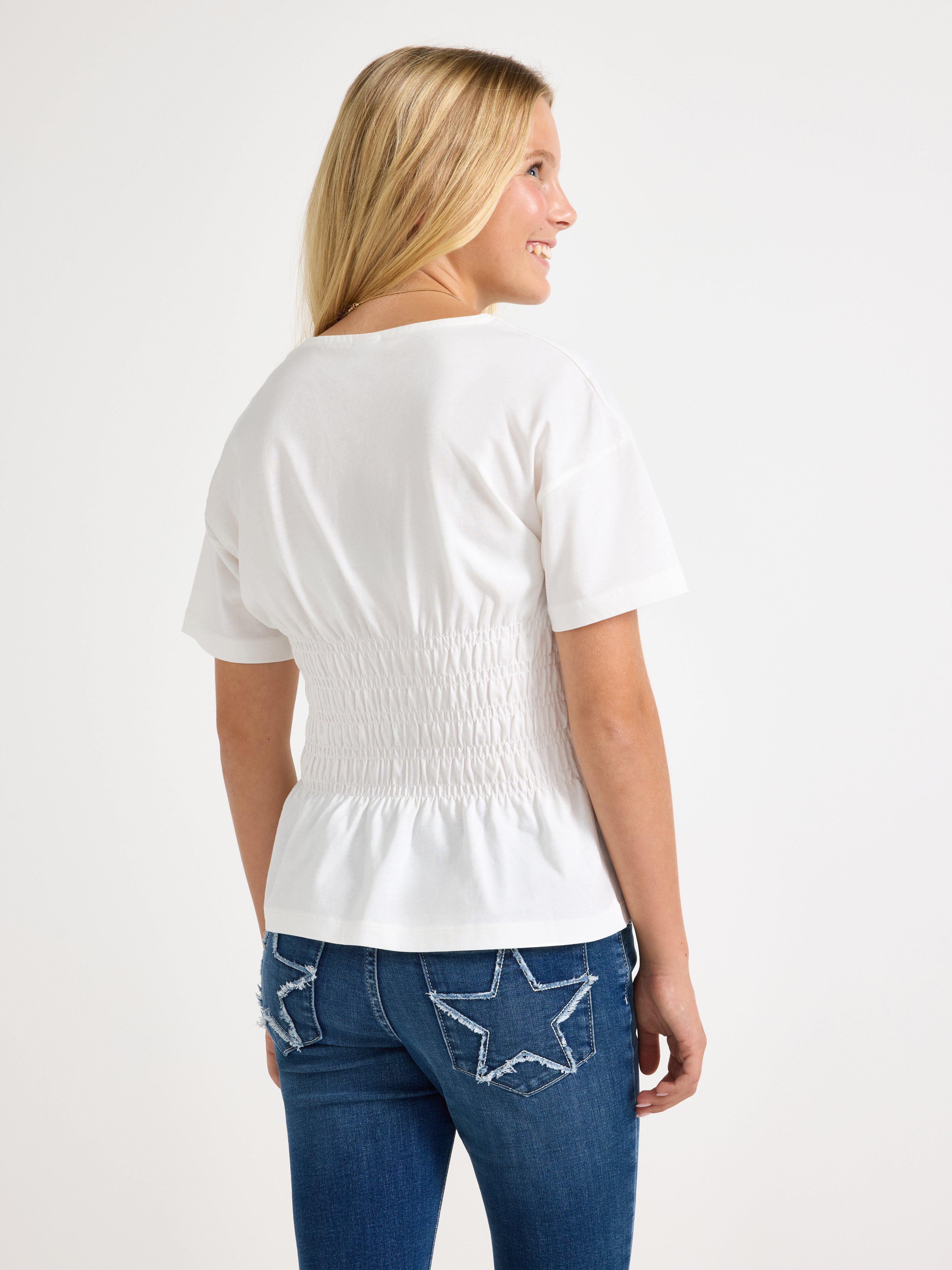 Top - Kids Wear - White