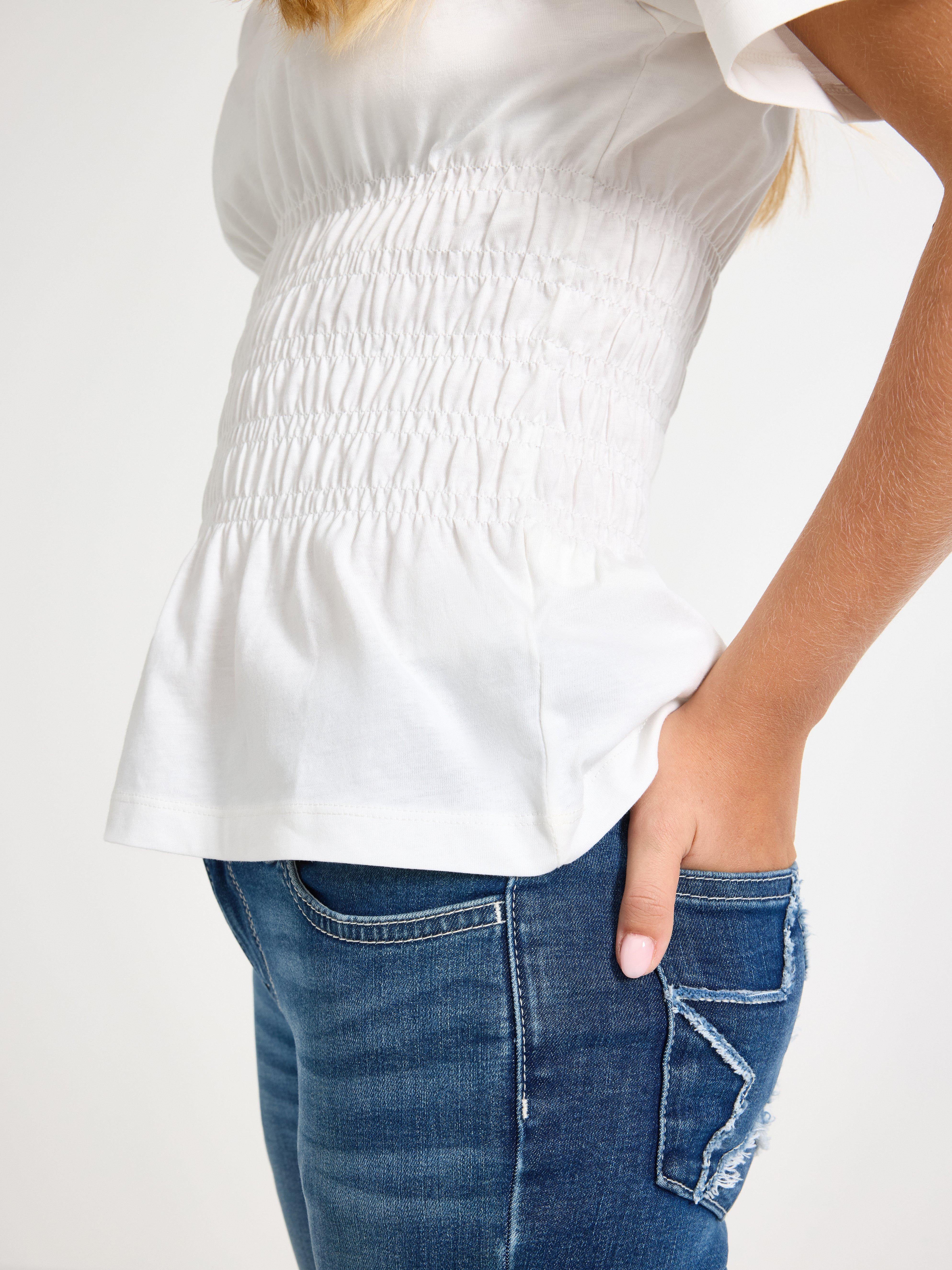 Top - Kids Wear - White