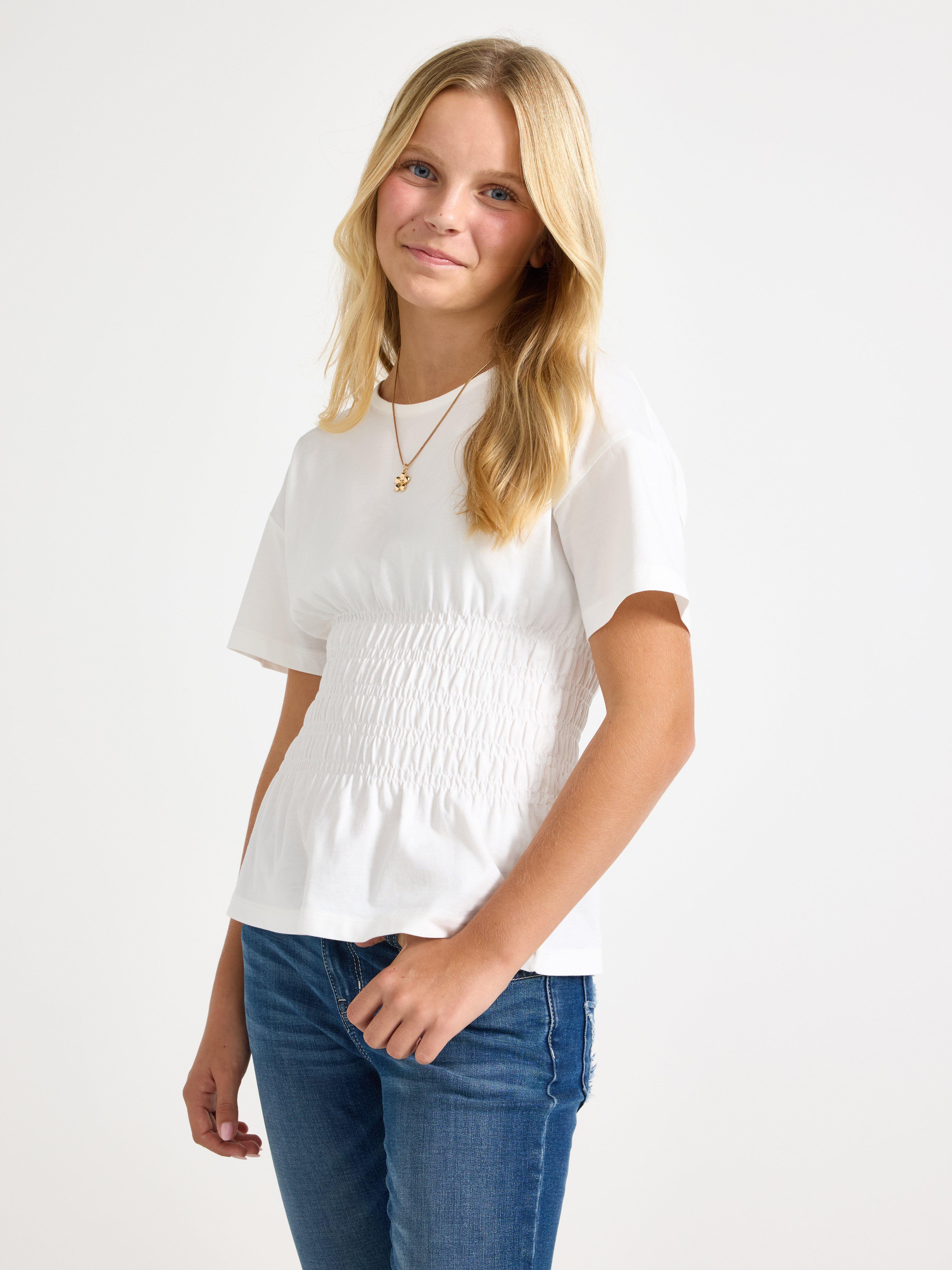 Top - Kids Wear - White